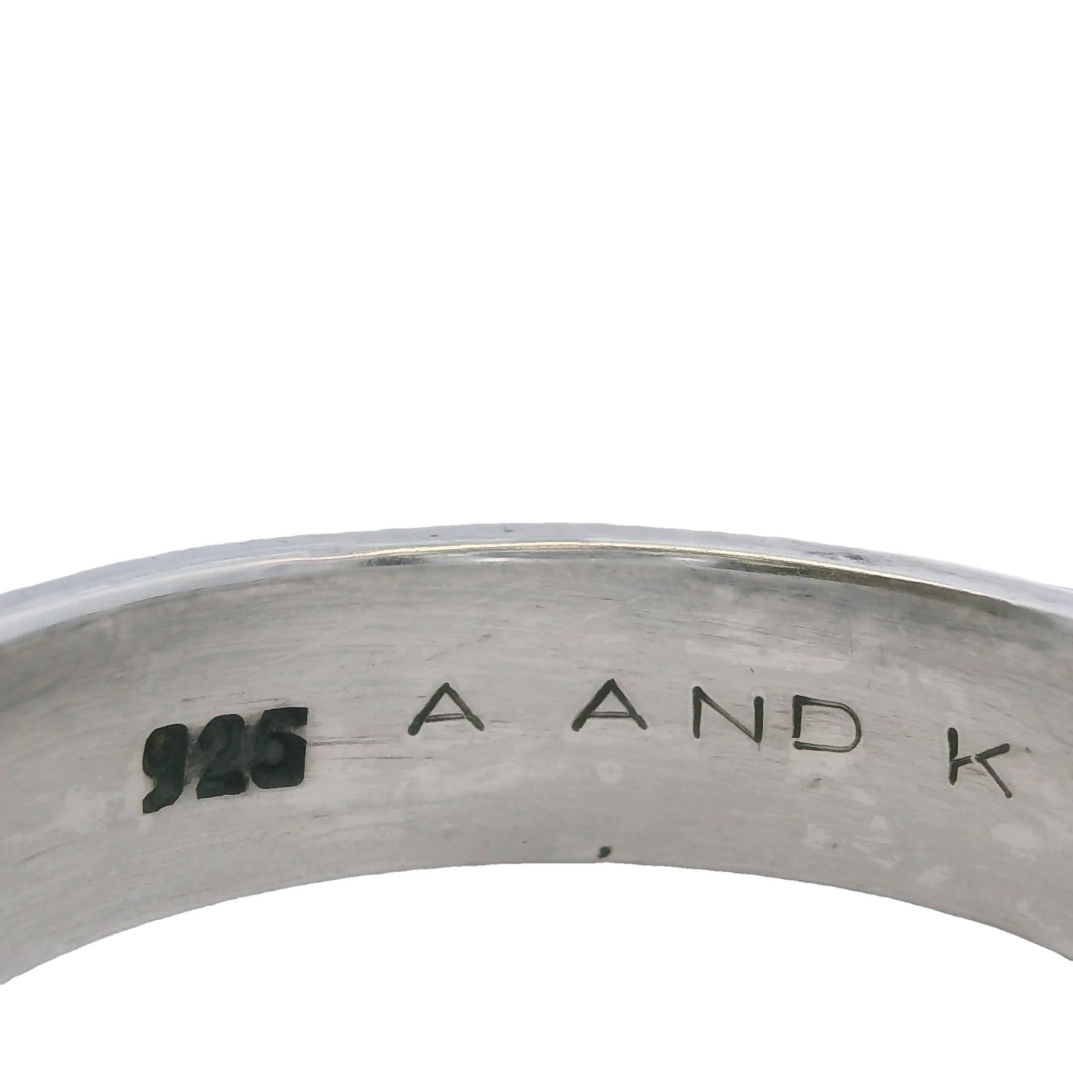 925 Sterling Silver 6.3mm Double Edge Band Ring Made In Mexico - Image 4