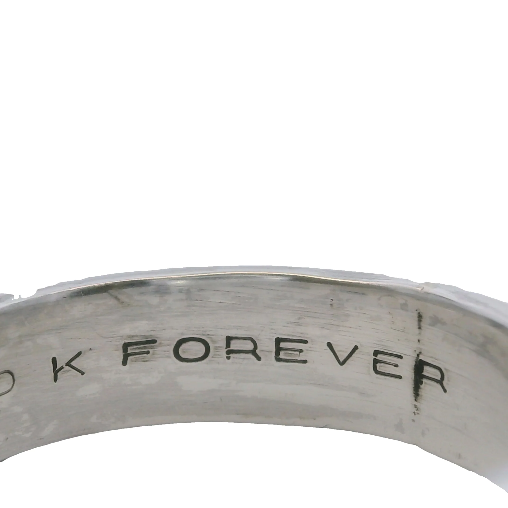 925 Sterling Silver 6.3mm Double Edge Band Ring Made In Mexico - Image 5