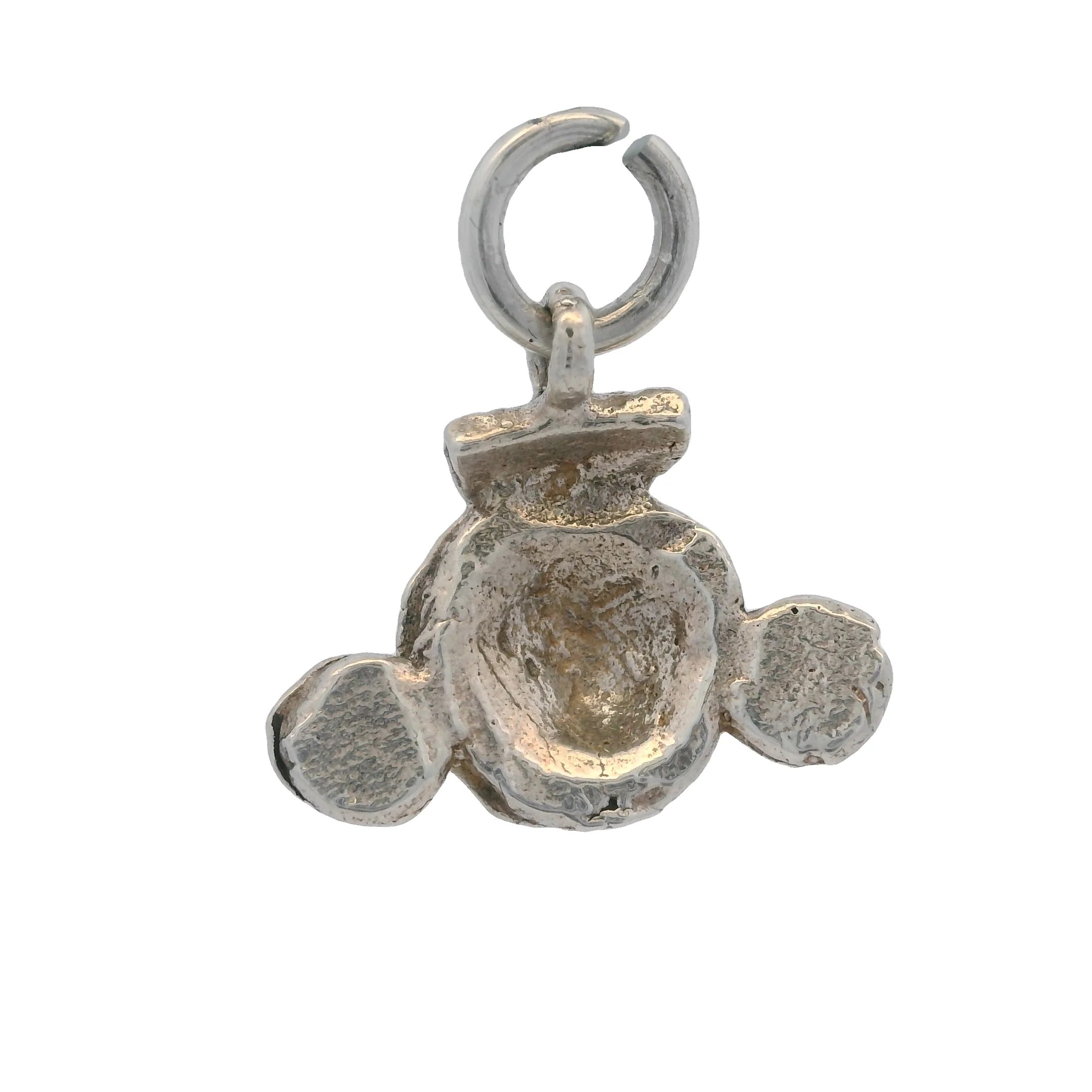 925 Sterling Silver Aztec Mayan Warrior Head Symbol Bracelet Charm - Image 3