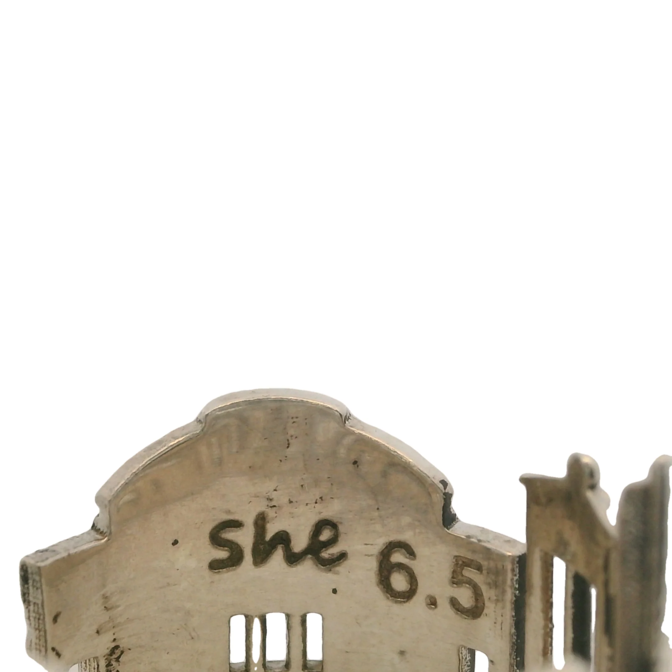925 Sterling Silver Gothic Edinburgh Cityscape Ring by Shekht Size 6.5 - Image 5