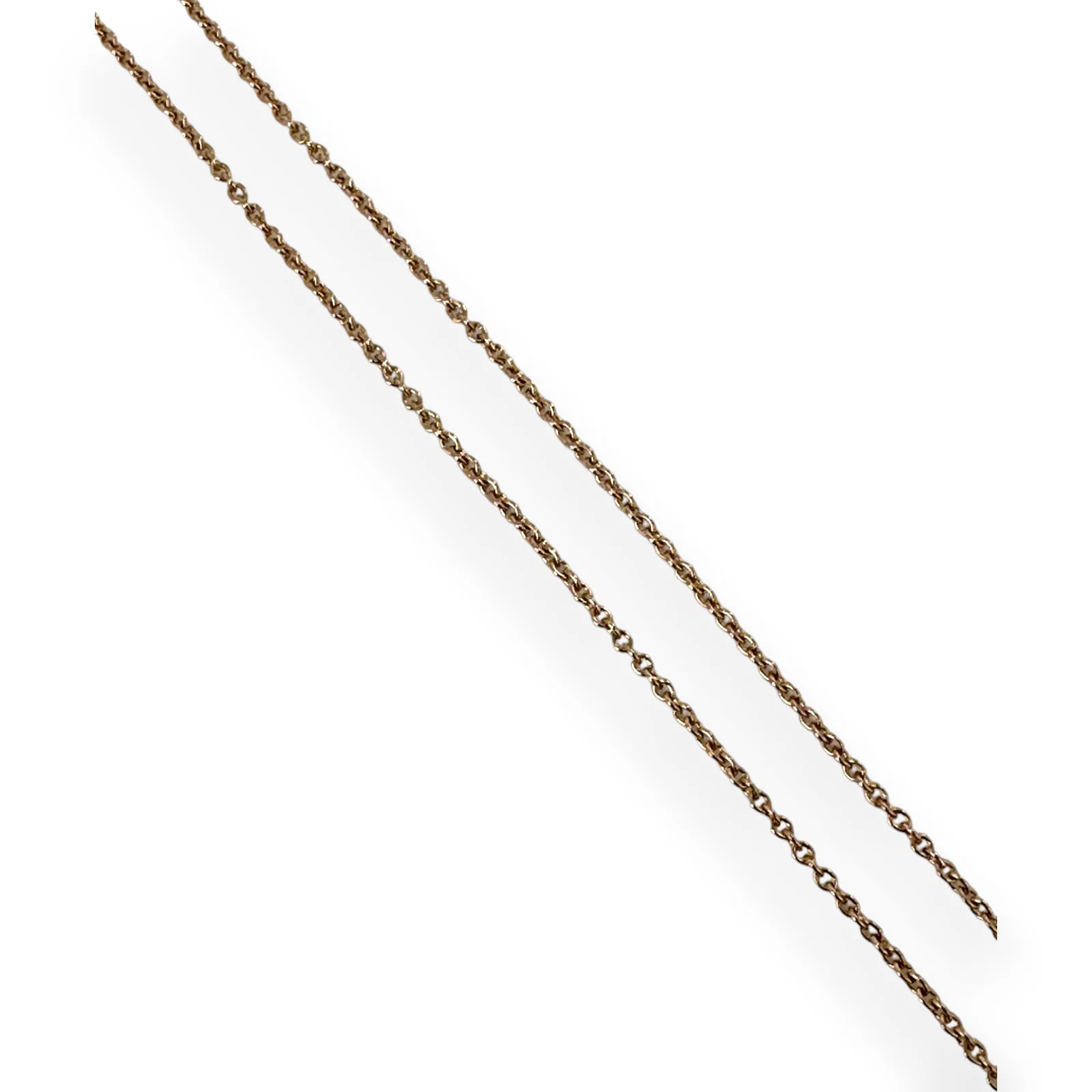 Angara Diamond and Sapphire Evil Eye Necklace 14KT 585 Rose Gold - Image 4