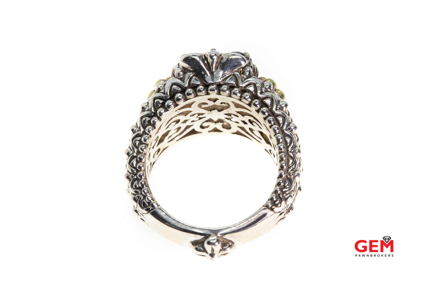 Barbara Bixby Iolite Floral Flower Sterling Silver 925 18Kt Size 7.5 - Image 4