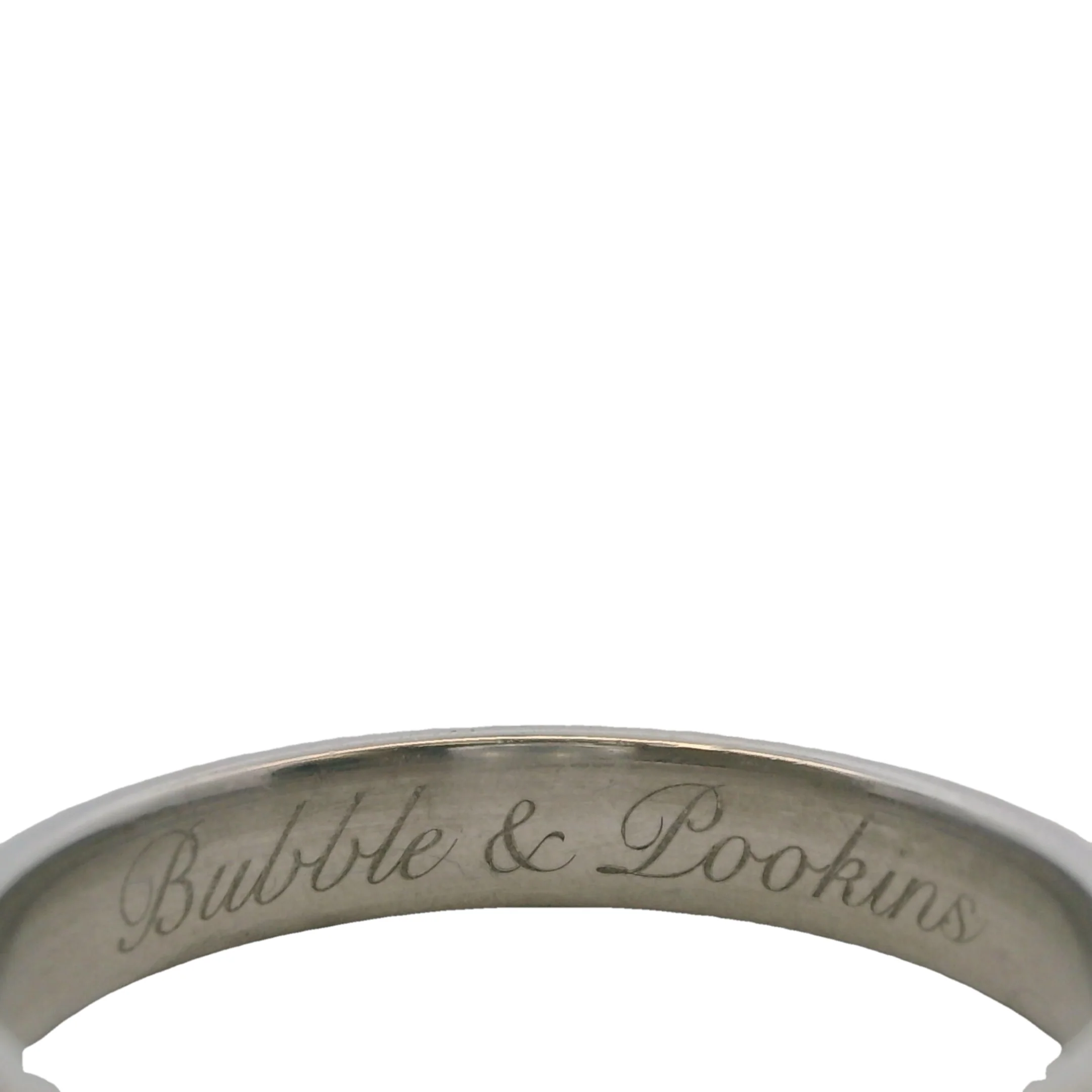 Cartier 4mm Solid Platinum 1895 Wedding Band Ring With Added Stippled Texture Size 10.75 - Image 3