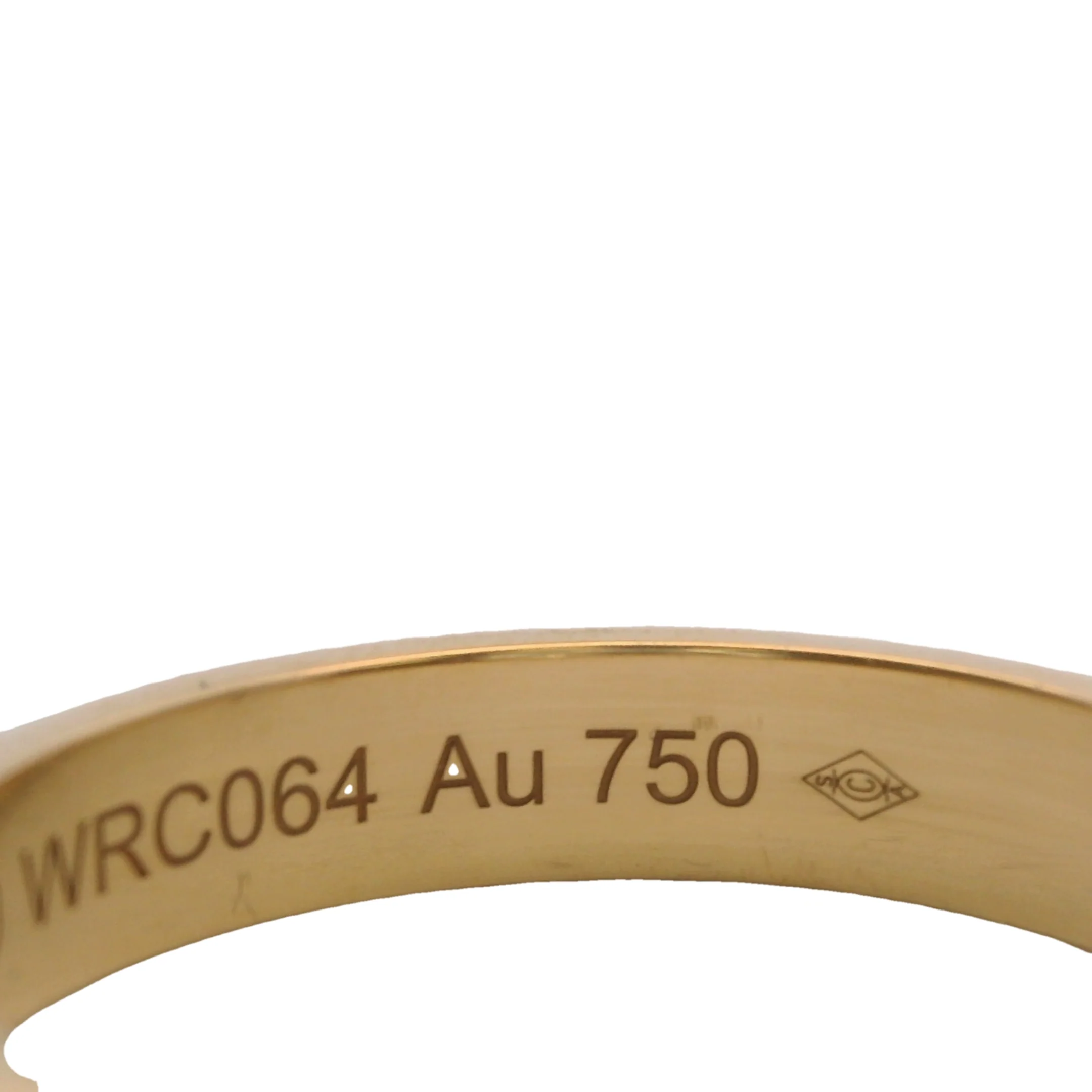 Cartier Solid 18kt Yellow Gold Classic 1895 D-Shape 4mm Wedding Band Size 9 - Image 5