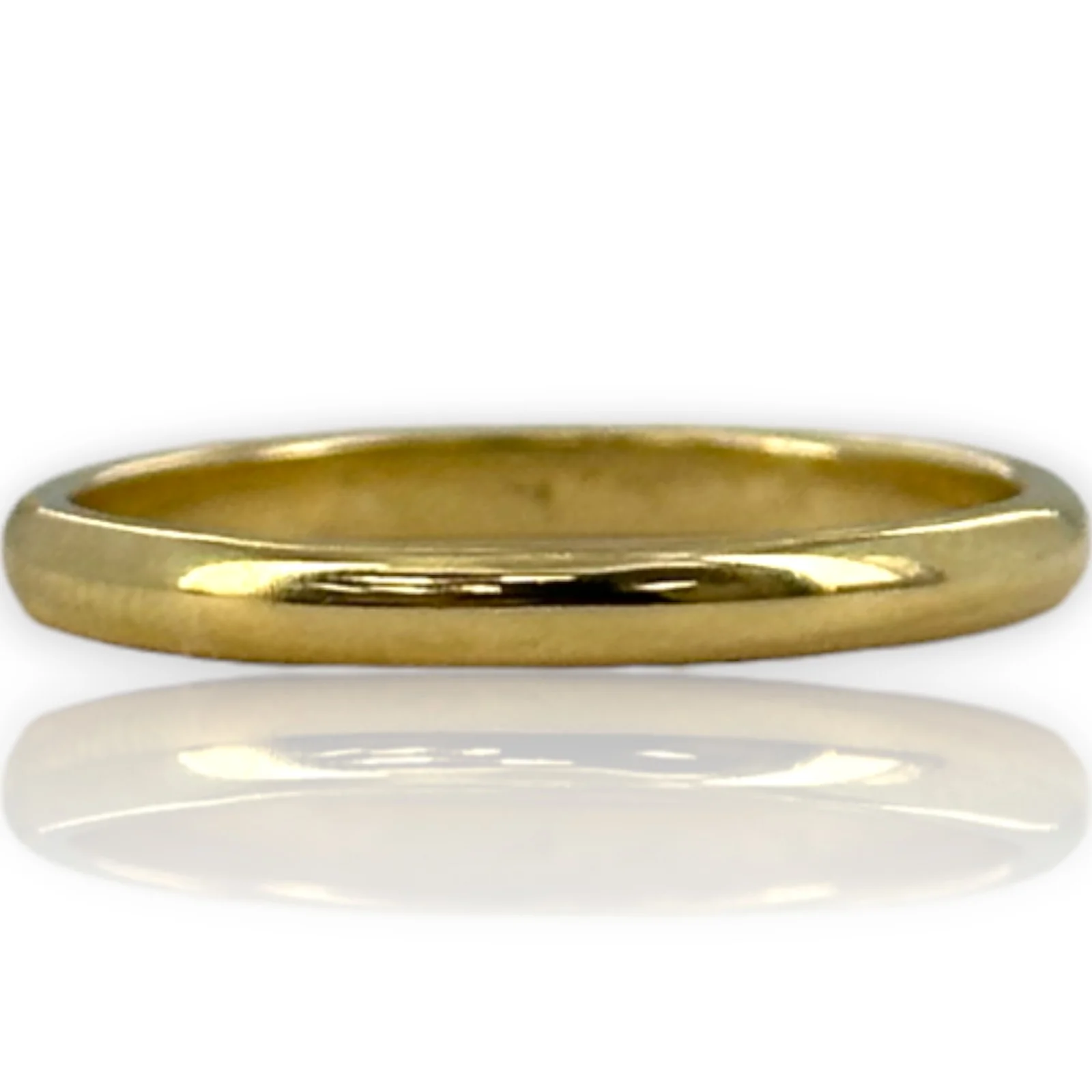 Catbird 18kt Yellow Gold 2mm Classic Wedding Band Stackable Ring Size 5.25 - Image 2
