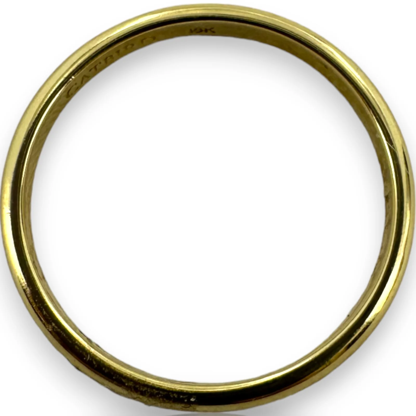 Catbird 18kt Yellow Gold 2mm Classic Wedding Band Stackable Ring Size 5.25 - Image 5