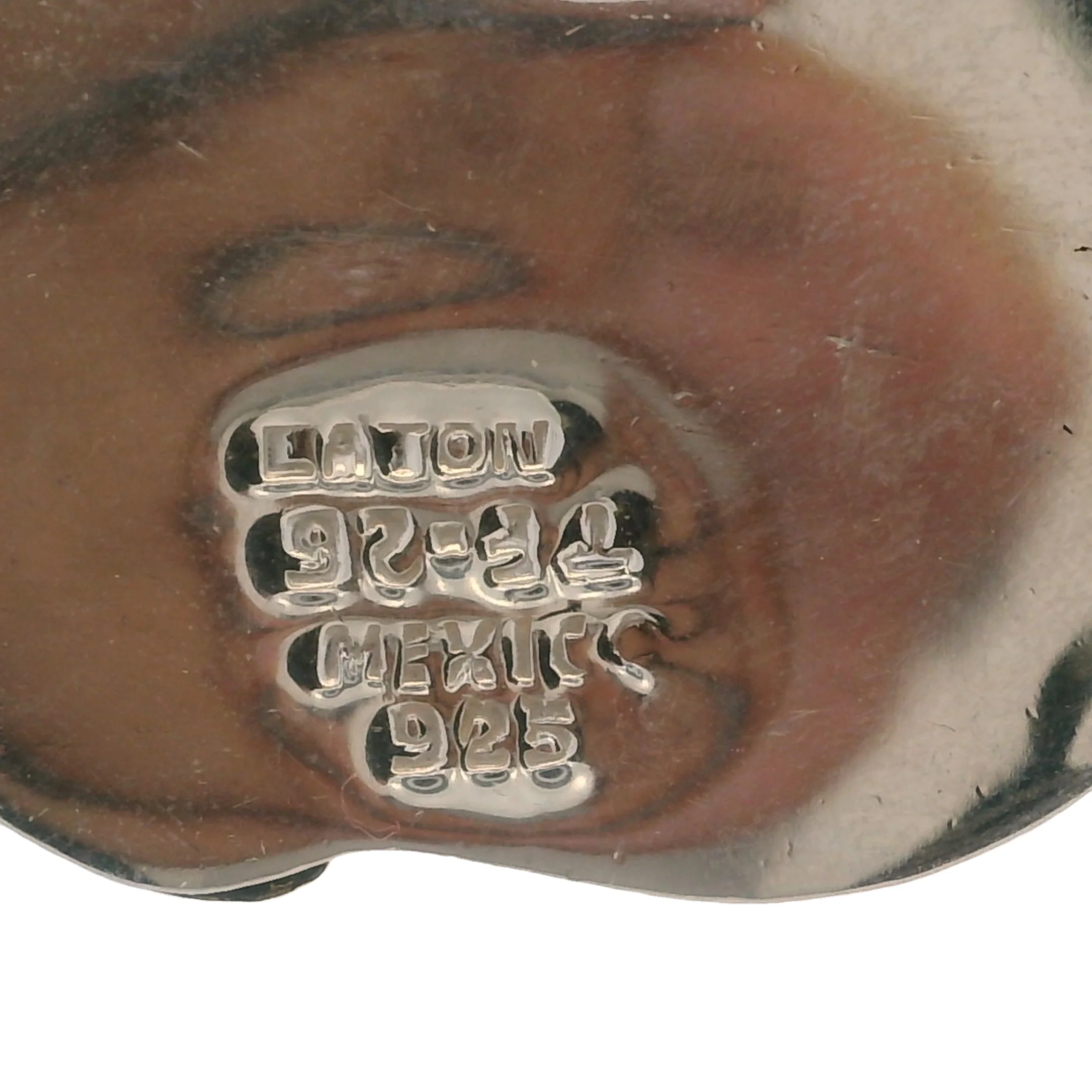 Caton 925 Sterling Silver Mexican Modernist Drop/Dangle Doorknocker Earrings - Image 6