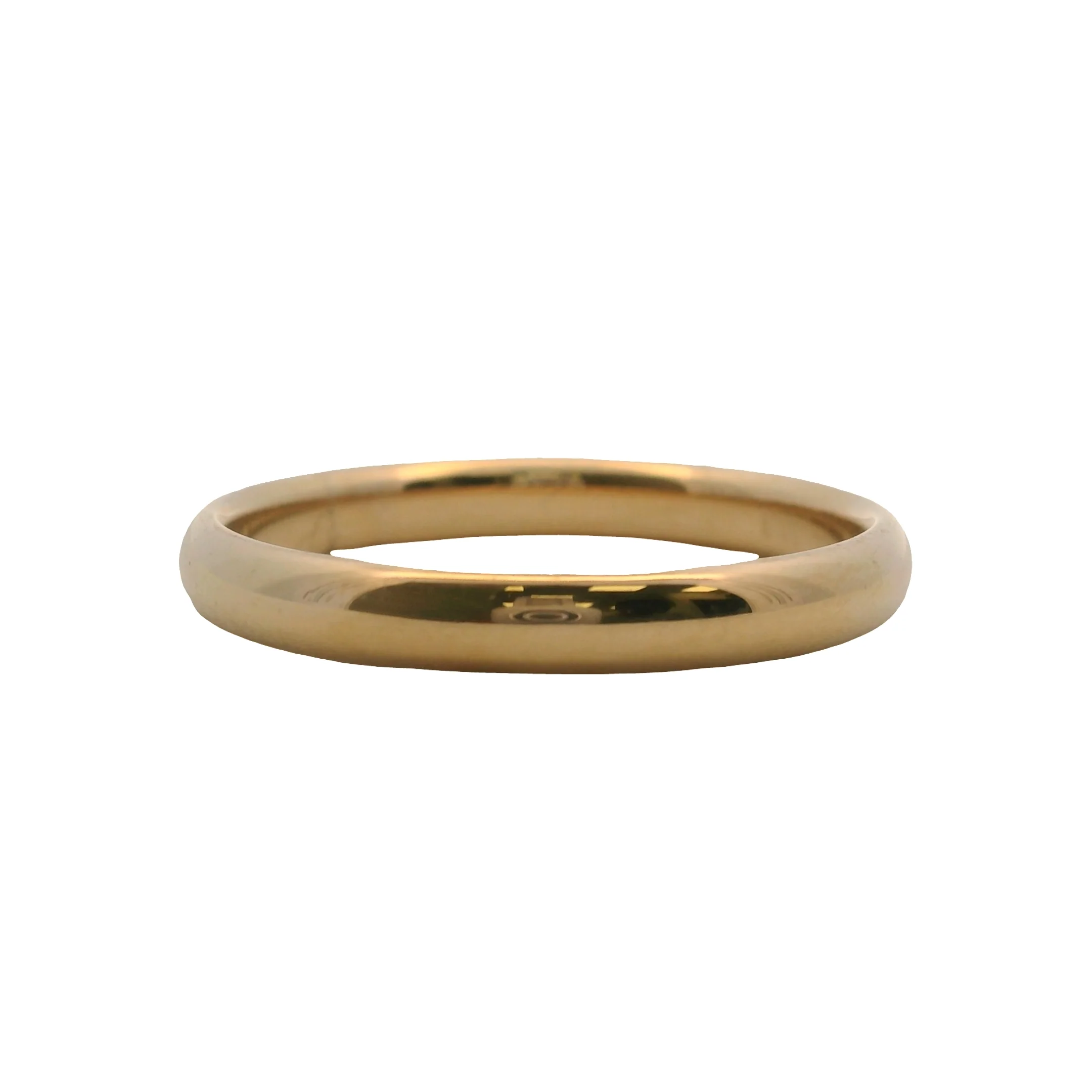 Diana Jewelry Solid 14kt Yellow Gold 3mm Size 11 Band Ring
