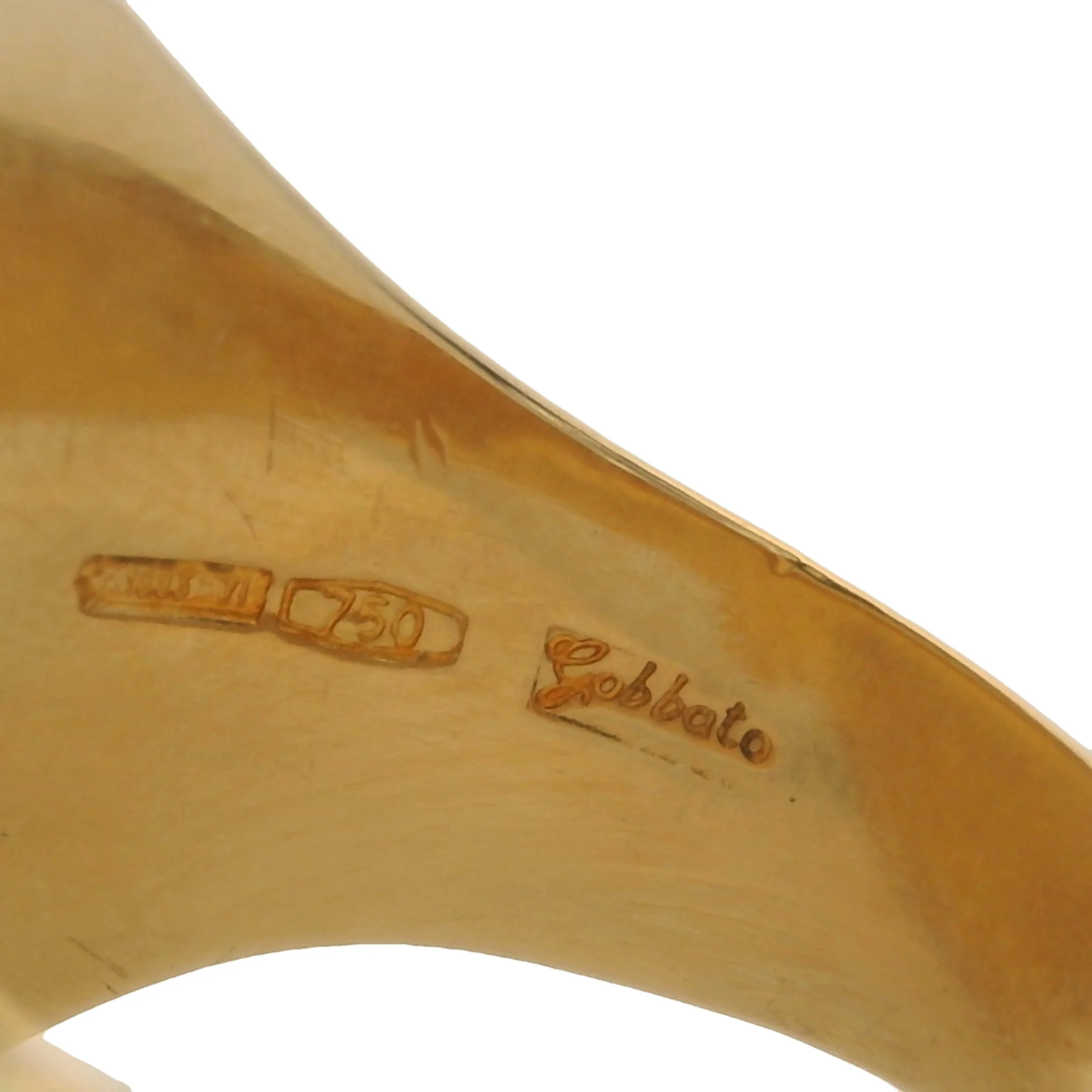 Gobbato Jewelry Solid 18kt Yellow Gold Replica of 1930s Deco Onyx Flat-Top Signet Ring Size 9.5 Made in Italy - Image 5