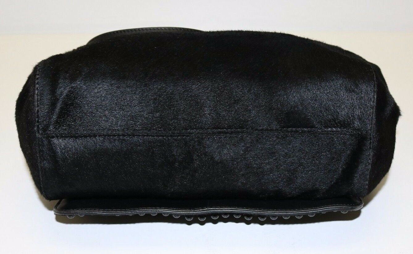Jason Wu Daphne Studded Black Calf Hair Shoulder Bag - Image 6