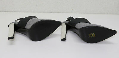 Karen Gallo 'Bryce' Slingback Pump Gray and Black - Pre-Owned - Image 6