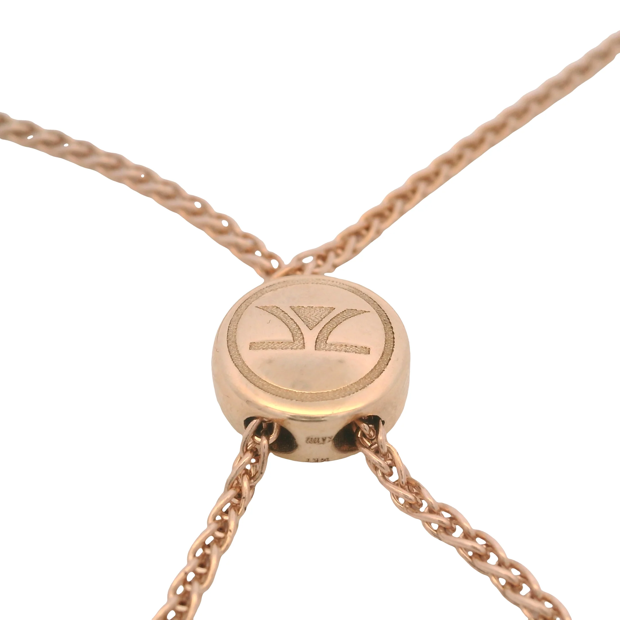 LeVian Solid 14kt Rose Gold and 2ctw Cognac Diamond Adjustable Tennis Bolo Bracelet - Image 6