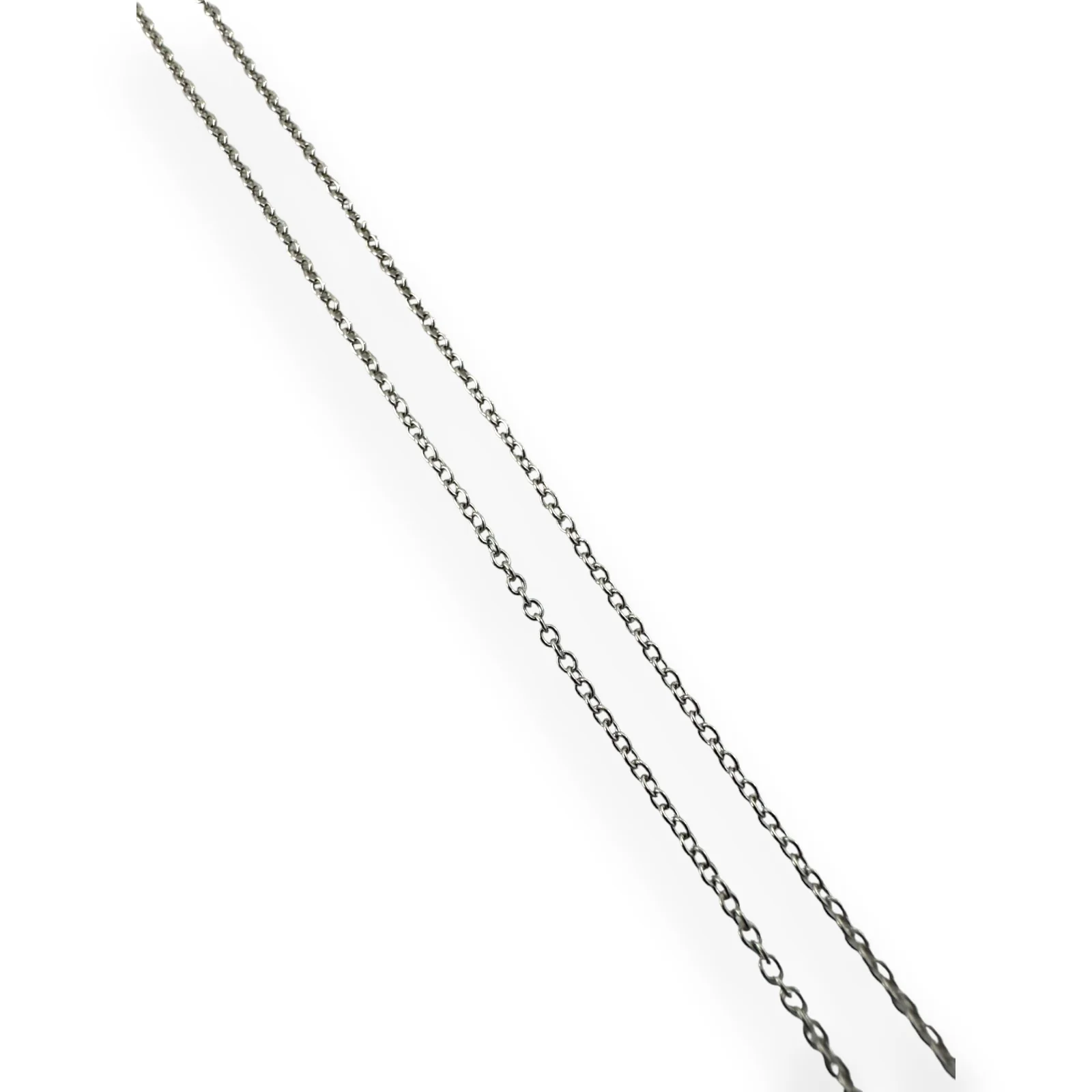 LeVian Solid 14kt White Gold Ombre Graduated Blue Blueberry Sapphire and White Vanilla Diamond Pendant on 18" Cable Chain - Image 4