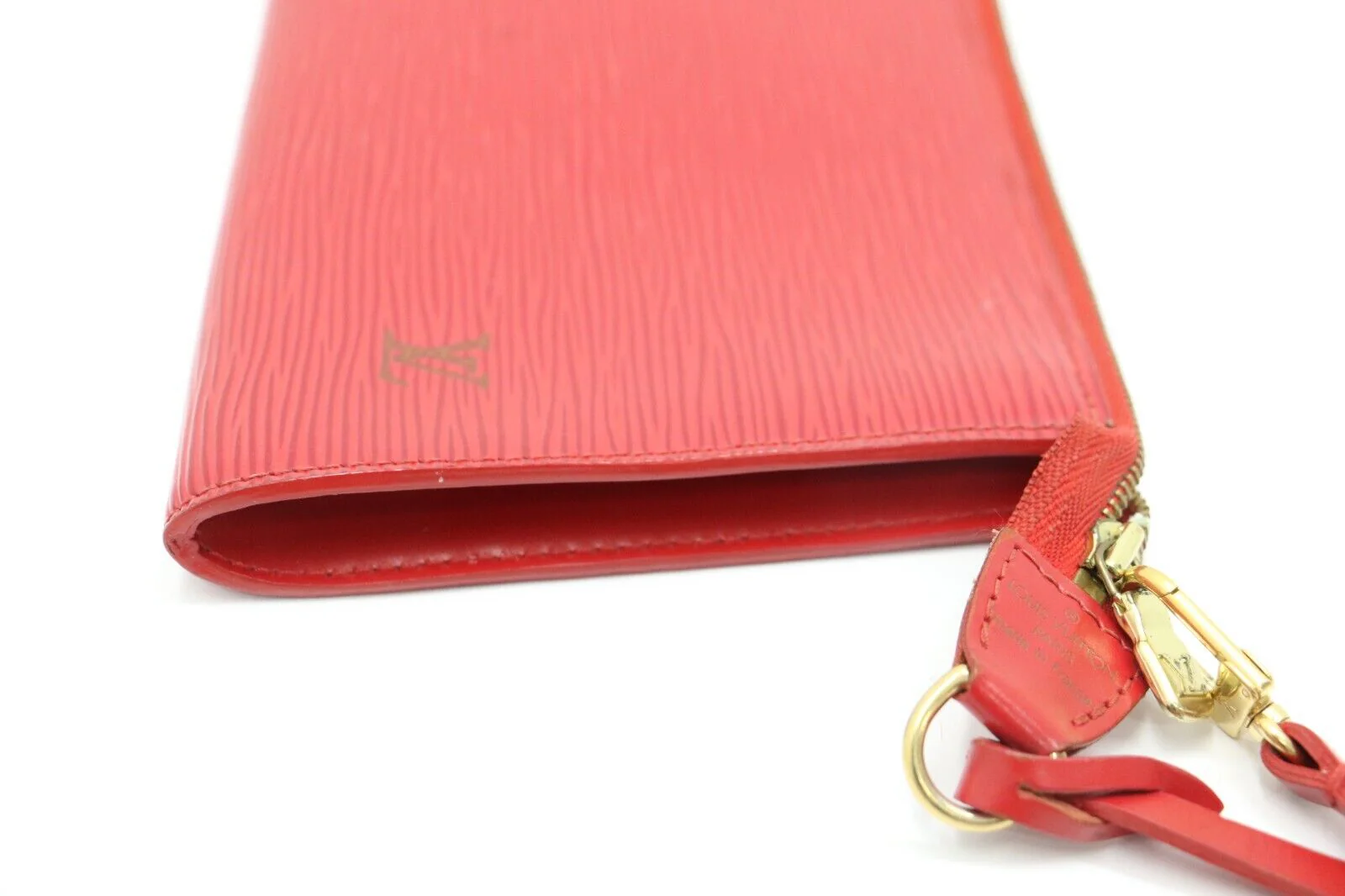 Louis Vuitton Epi Leather Red Pochette AR1004 - Image 6