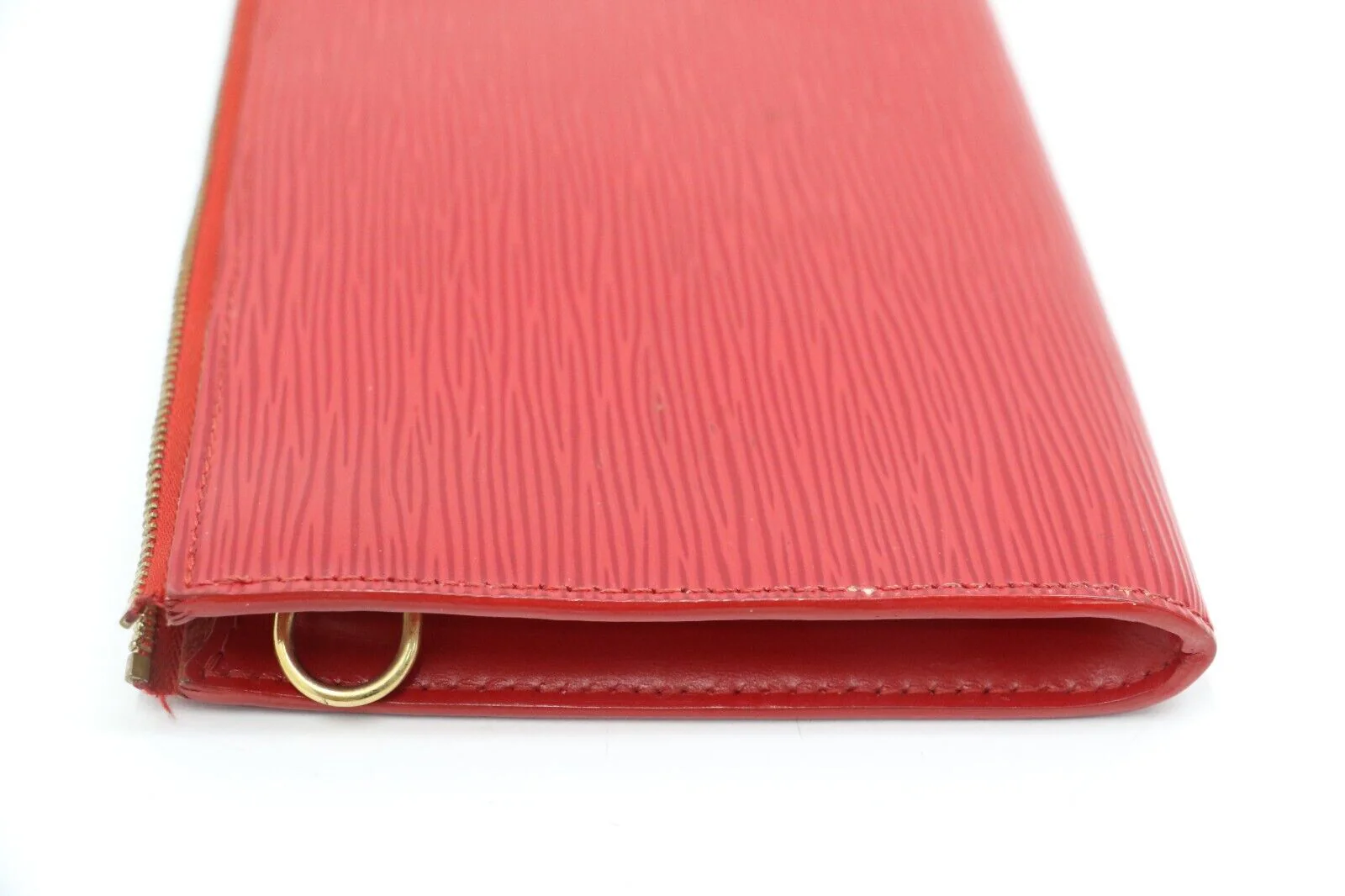 Louis Vuitton Epi Leather Red Pochette AR1004 - Image 7