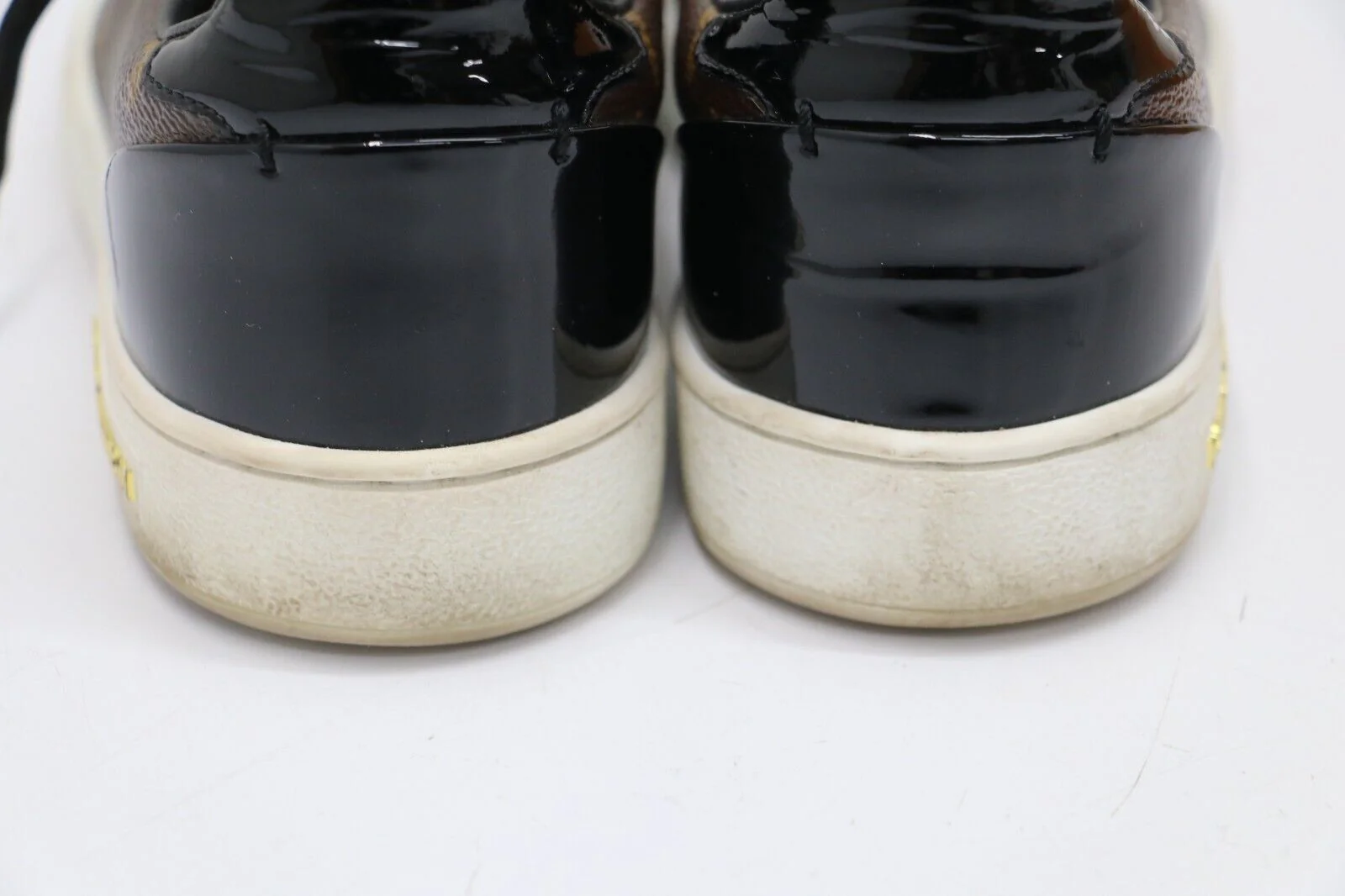 Louis Vuitton FrontRow Monogram Canvas Patent Sneakers Womens Size 36/US 6 *READ - Image 8