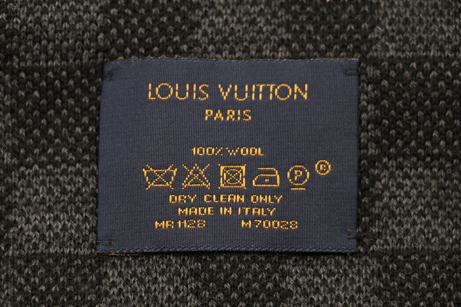 Louis Vuitton Petit Damier Scarf M70028 - Black - Image 11