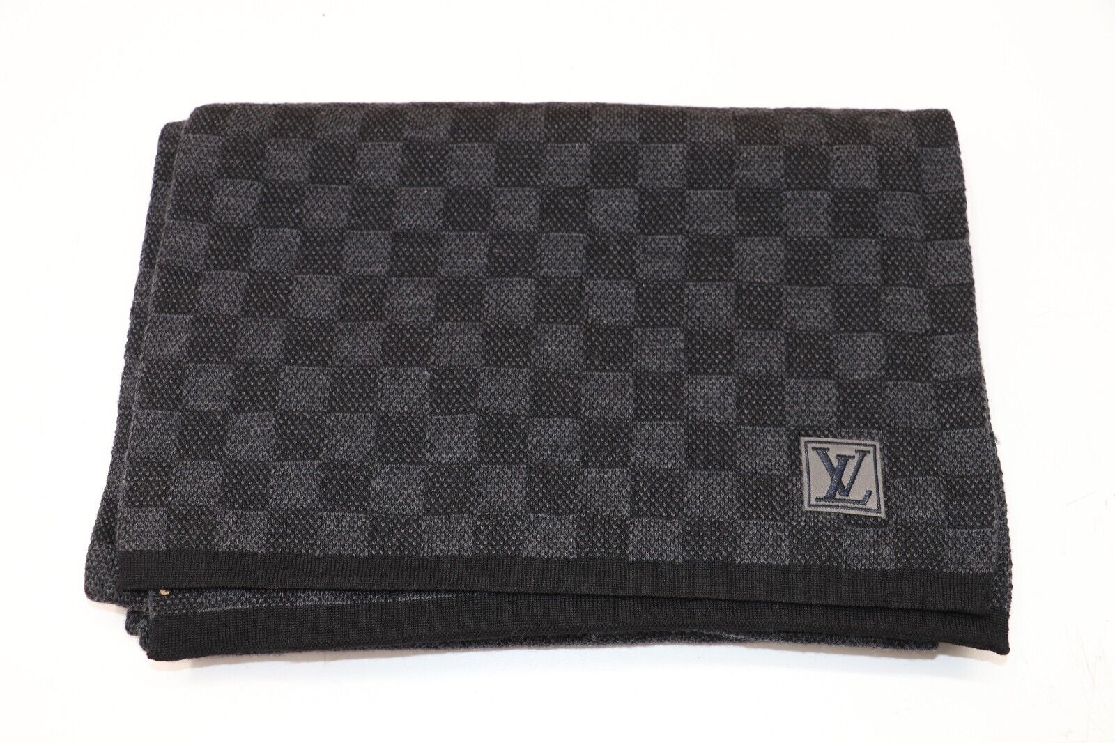 Louis Vuitton Petit Damier Scarf M70028 - Black - Image 2
