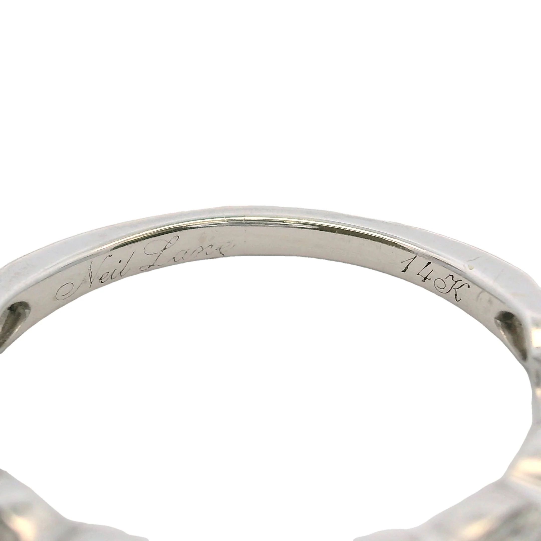 Neil Lane Premiere 14kt White Gold Marquise Diamond Half-Eternity Band Size 6 - Image 4