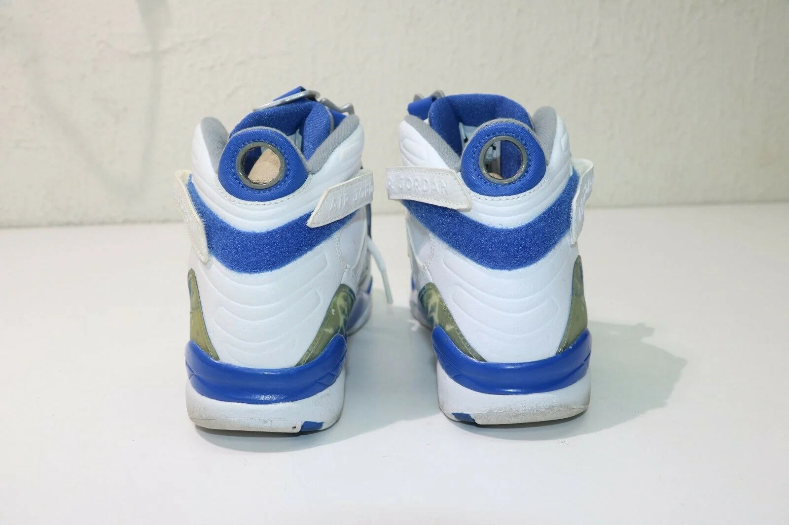 Nike Air Jordan 8.0 GS 467808 102 White/Metallic Silver Size 5.5Y(US) 38(EUR) - Image 5
