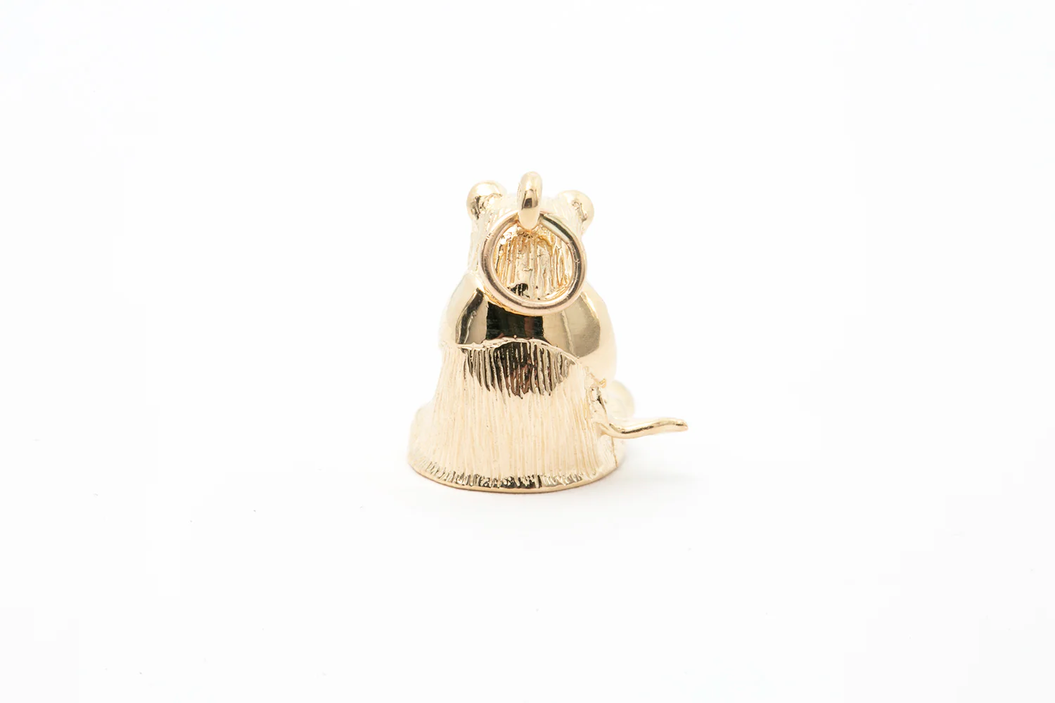 Panda Chewing Bamboo Solid Yellow Gold 14k 585 Animal Charm Pendant - Image 4