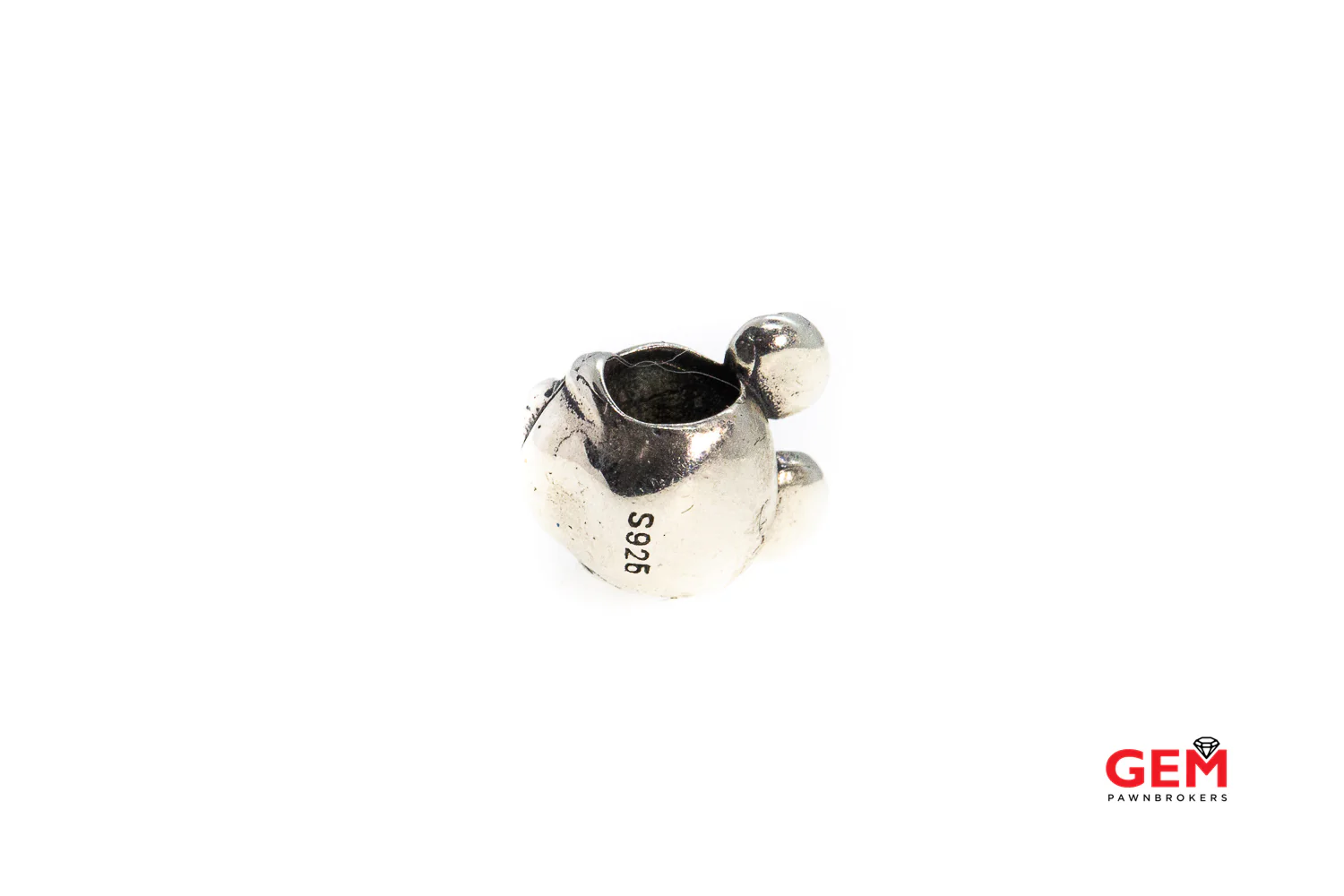 Pandora ALE Disney Mickey Mouse Head Bead 925 Sterling Silver Charm (2) - Image 2