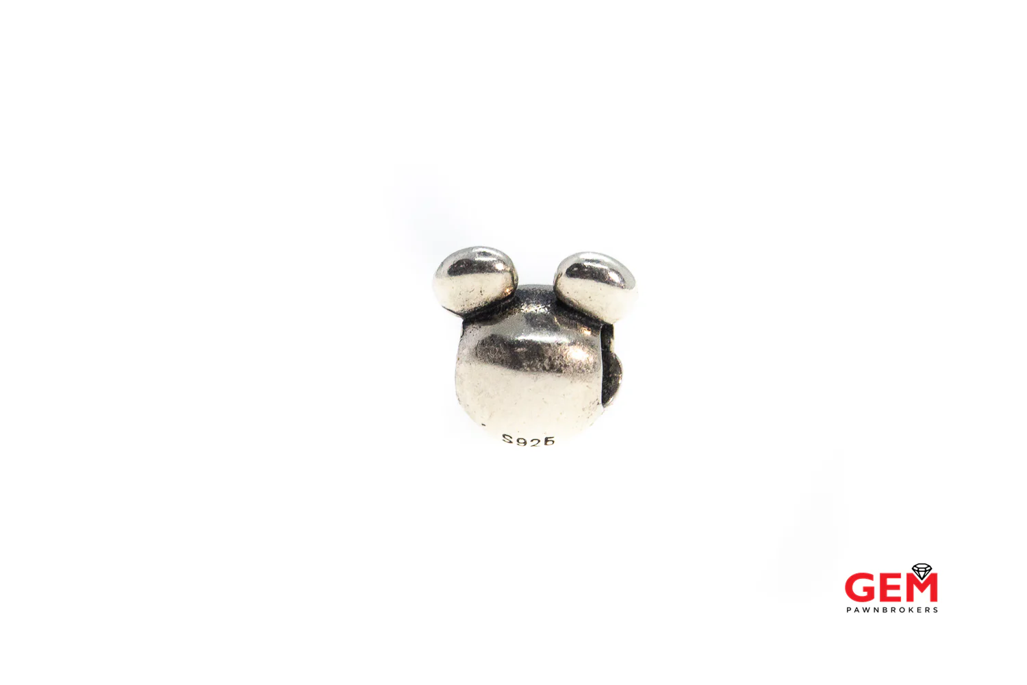 Pandora ALE Disney Mickey Mouse Head Bead 925 Sterling Silver Charm (2) - Image 3