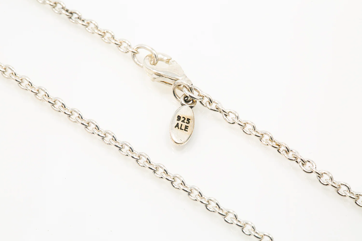 Pandora Sterling Silver 925 Anchor Chain Necklace Chain 2mm 26" - Image 3