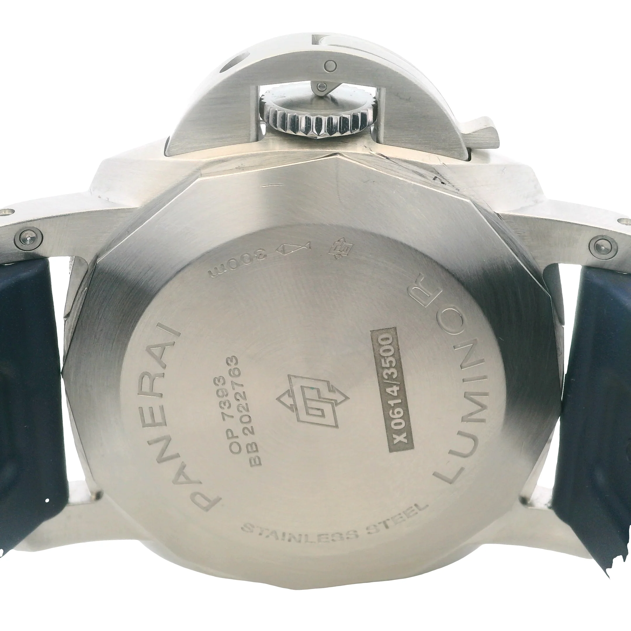 Panerai Luminor Marina PAM03313 2022 Blue Dial Steel Watch 44mm Box & Papers - Image 7