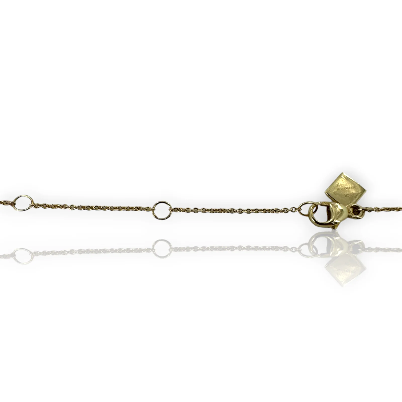 Personalized Diamond Initial "B" Pendant Necklace 14KT 585 Yellow Gold - Image 4