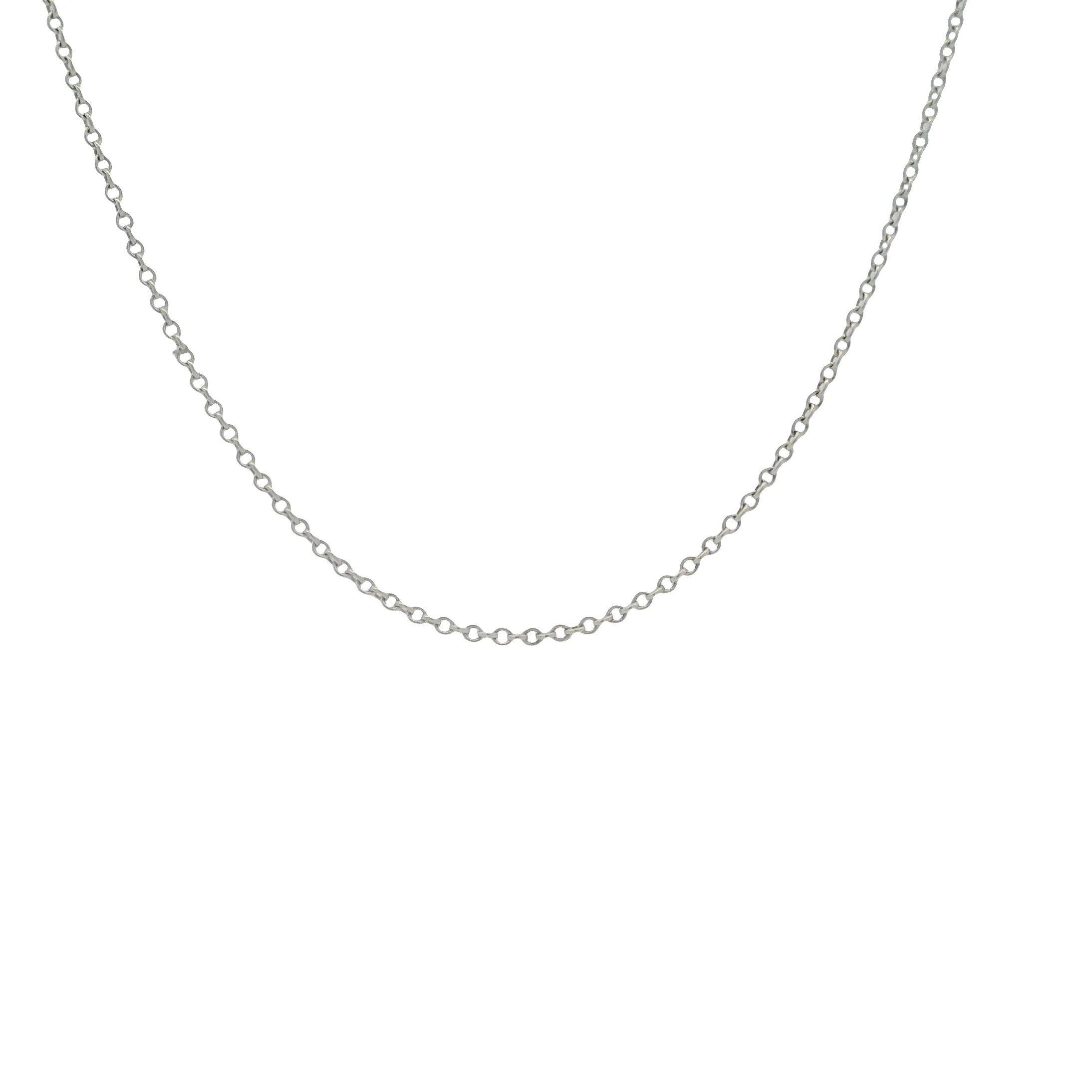 Retired Authentic Tiffany & Co Solid 925 Sterling Silver Mini Peace Sign 16.5" Necklace - Image 4