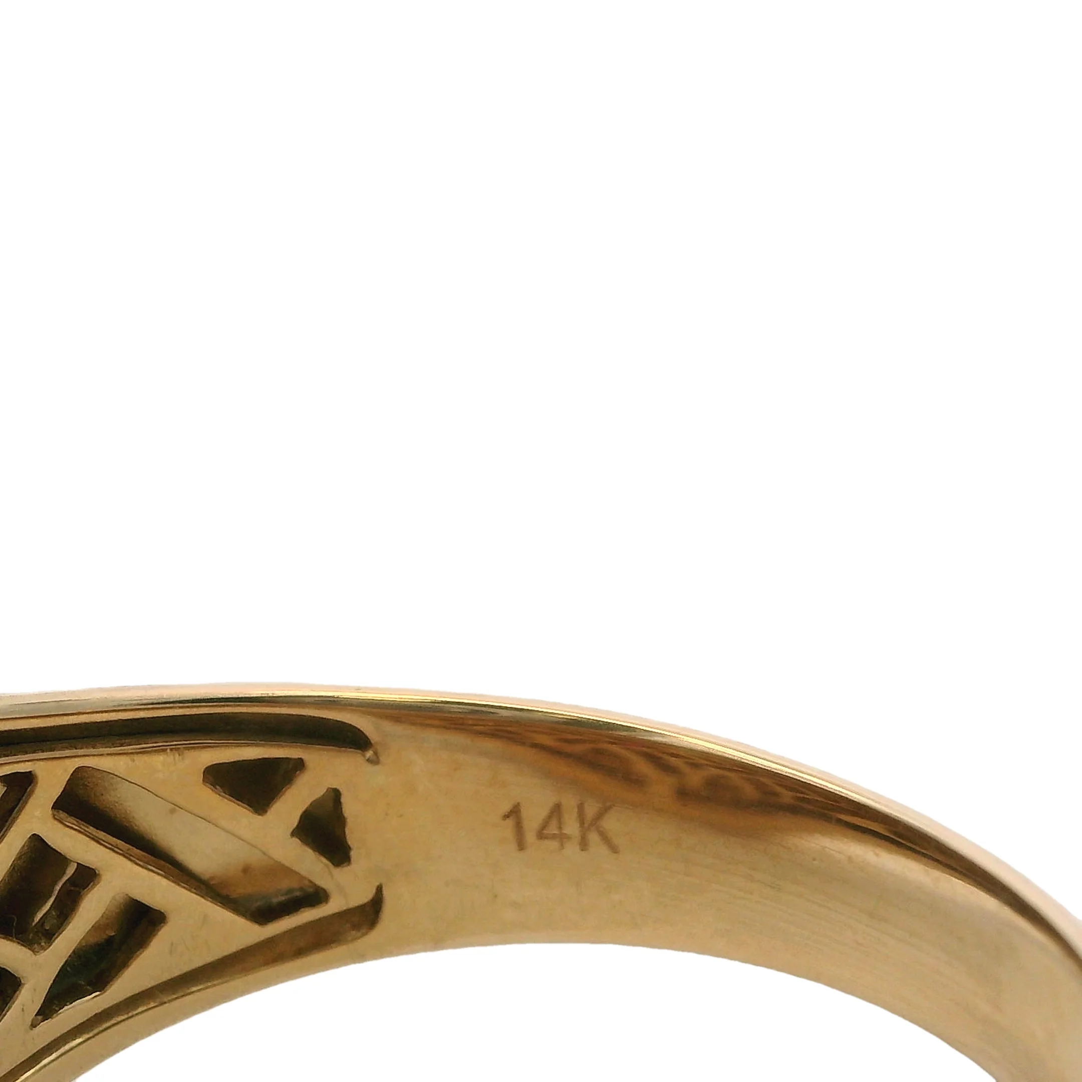 Retired EFFY 14kt Yellow Gold Panther Signet Ring with Emerald and Ruby Size 10 - Image 6