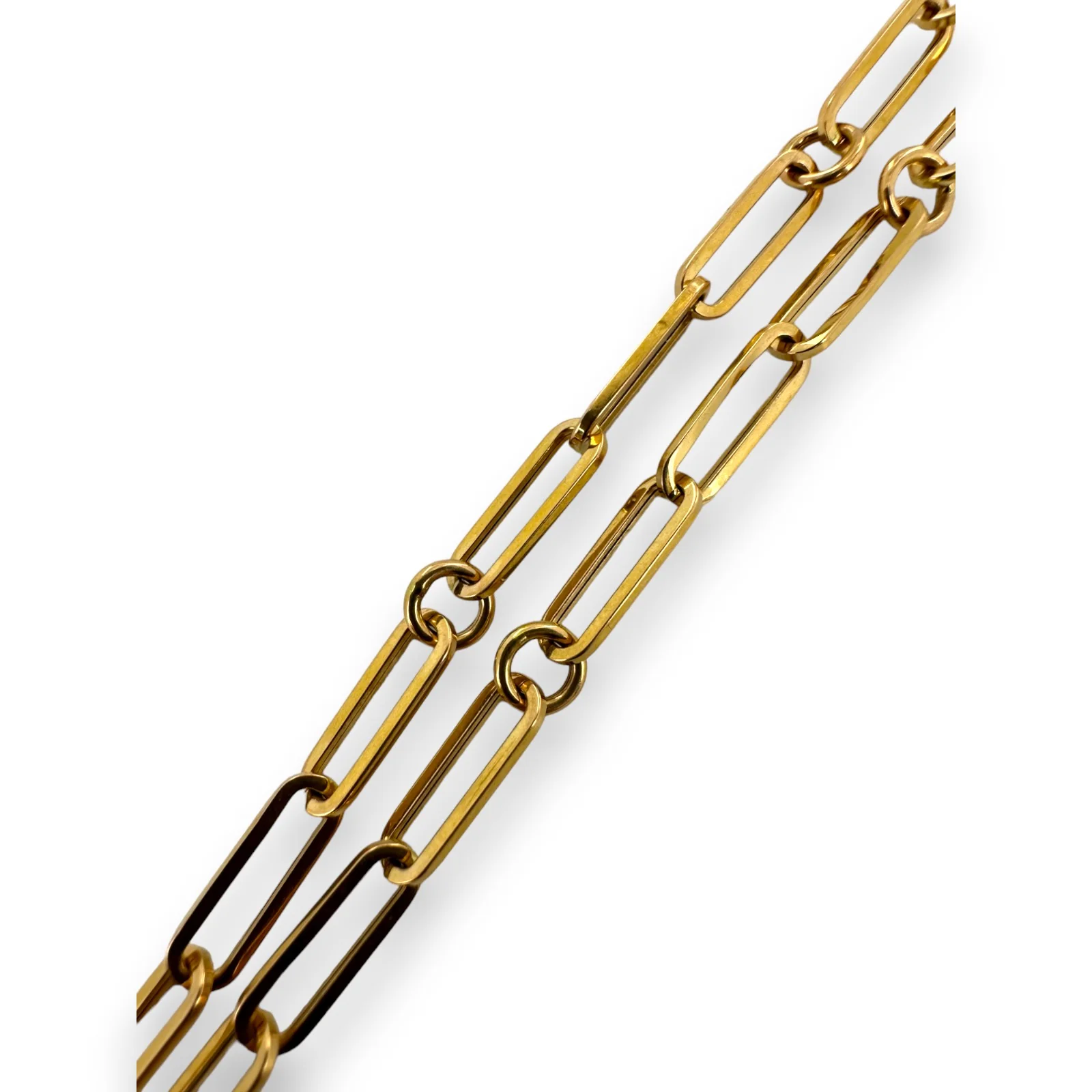 Roberto Coin RARE 18kt Yellow Gold Princess Flower Diamond and Mother of Pearl Locket Necklace with 32" Paperclip Chain - Image 7