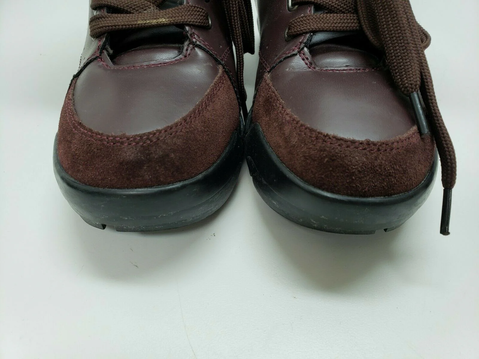 Rocawear Women's Fur Lace Up Brown/Burgundy Winter Boot | Size 6 US, 38 EUR - Image 2