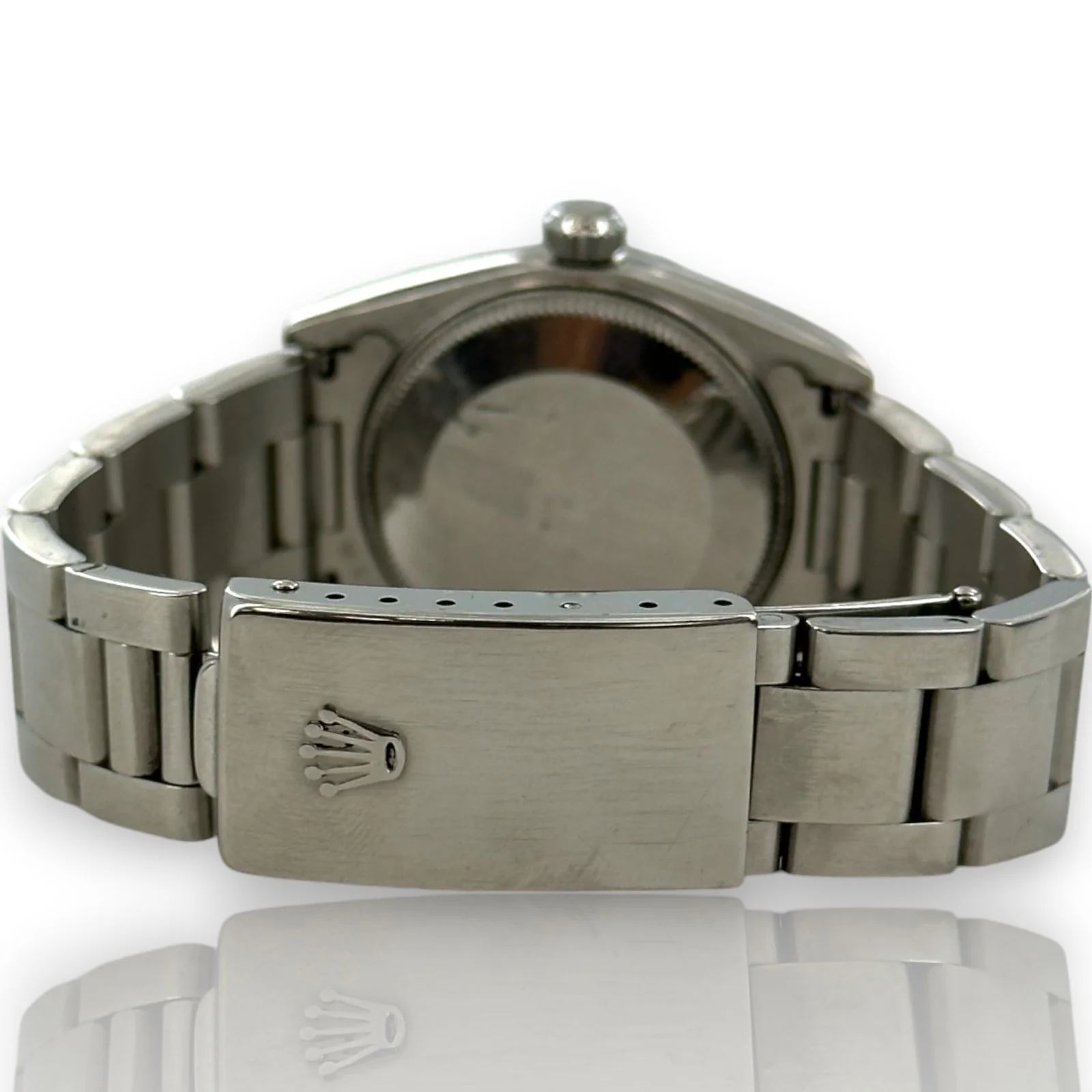 Rolex Oyster Perpetual 77080 31mm Mid-Size Steel Silver Watch - Image 4