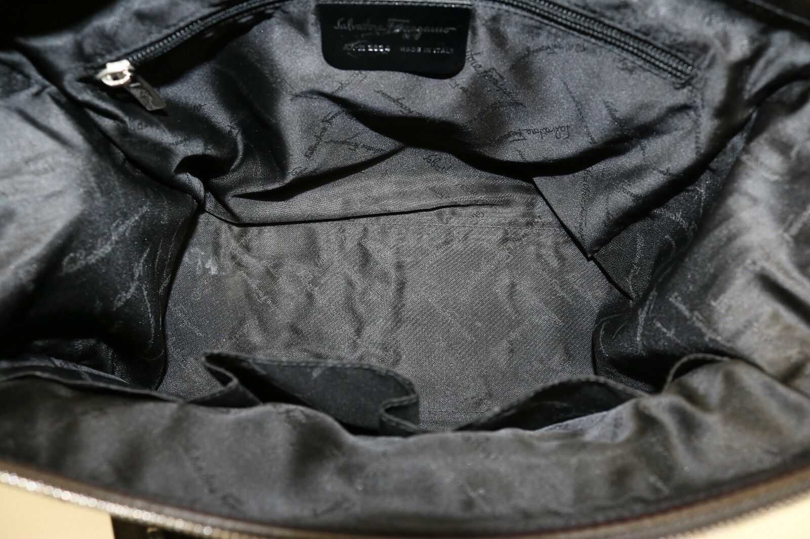 Salvatore Ferragamo AX-21 2834 Brown Pony Hair Boston Handbag - Image 10