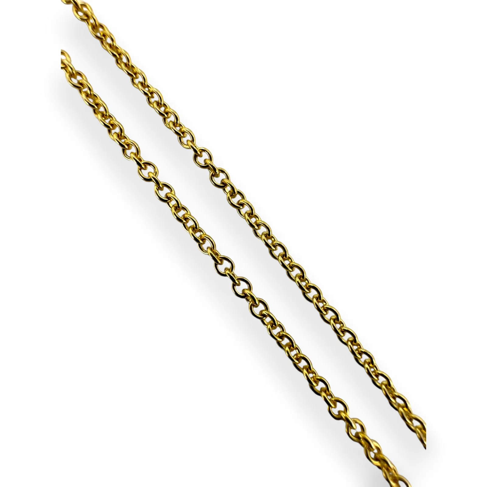 SMC Solid 14kt YG Adjustable 16-18" Chain with Center Jump Ring for Pendants and Charms - Image 3