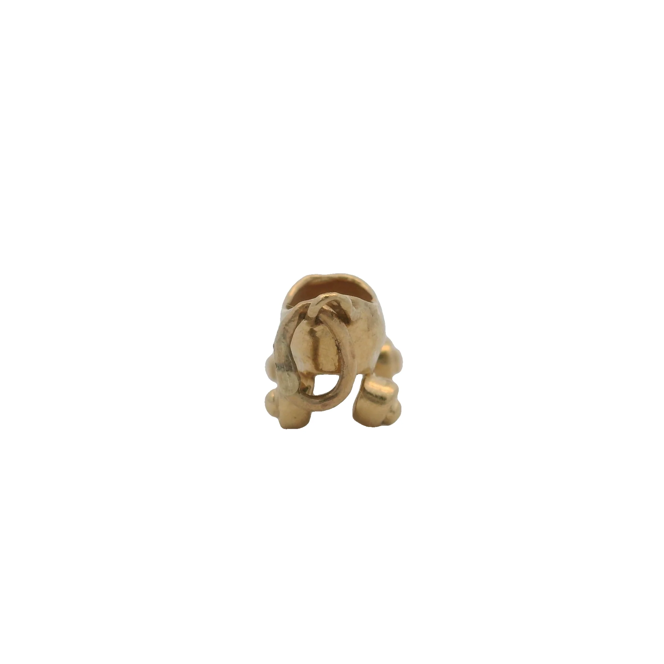 Solid 14kt Yellow Gold Roller Skate Drop/Dangle Hobby Charm - Image 4