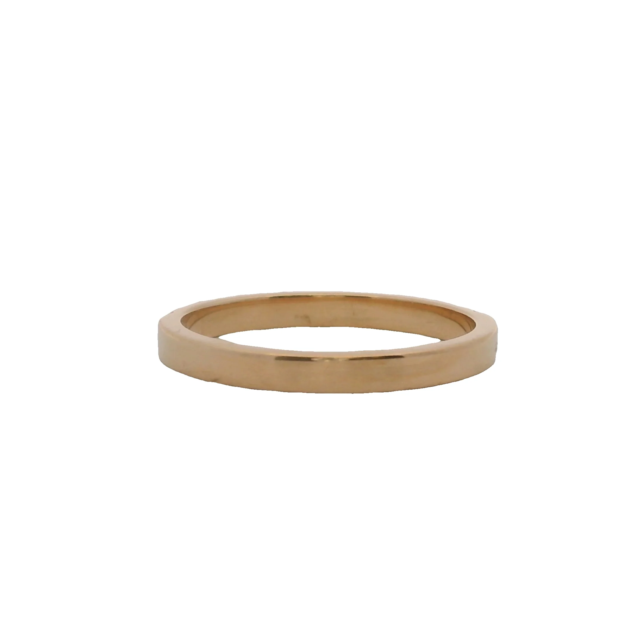 Solid 18kt Yellow Gold Half-Eternity 0.39ctw Diamond Stackable Band Ring Size 6 - Image 4