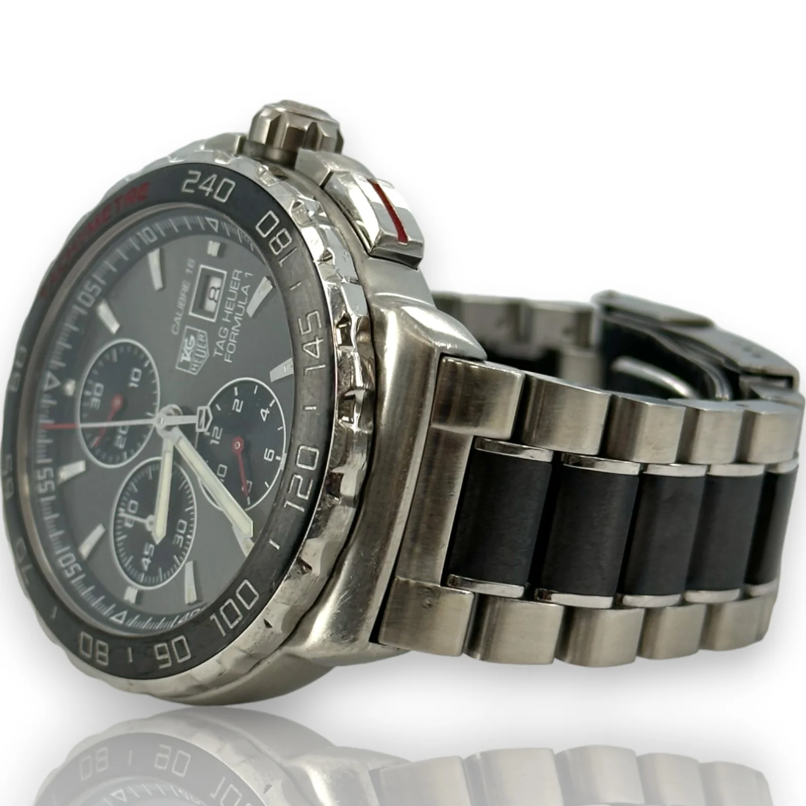 Tag Heuer Formula 1 Calibre 16 CAU2011-0 44mm Stainless Steel Chrono Watch - Image 3