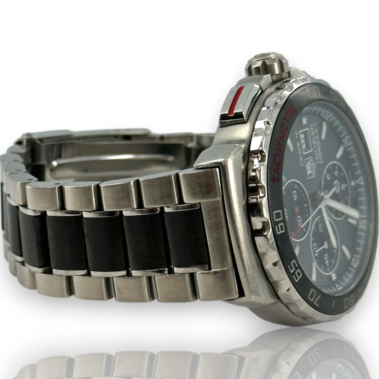 Tag Heuer Formula 1 Calibre 16 CAU2011-0 44mm Stainless Steel Chrono Watch - Image 4