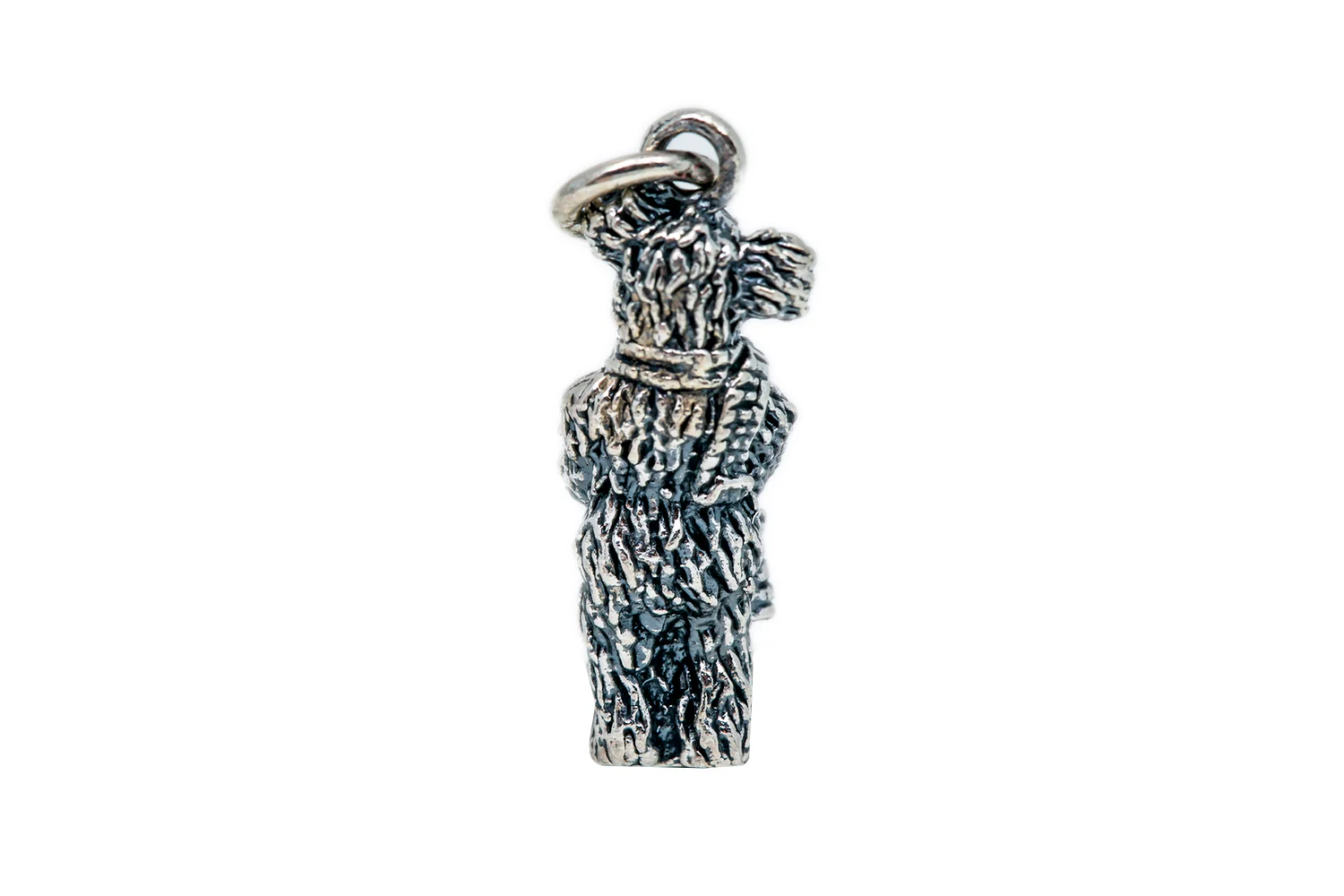 Teddy Bear Picnic Basket Sterling Silver 925 Drop Pendant Charm - Image 4