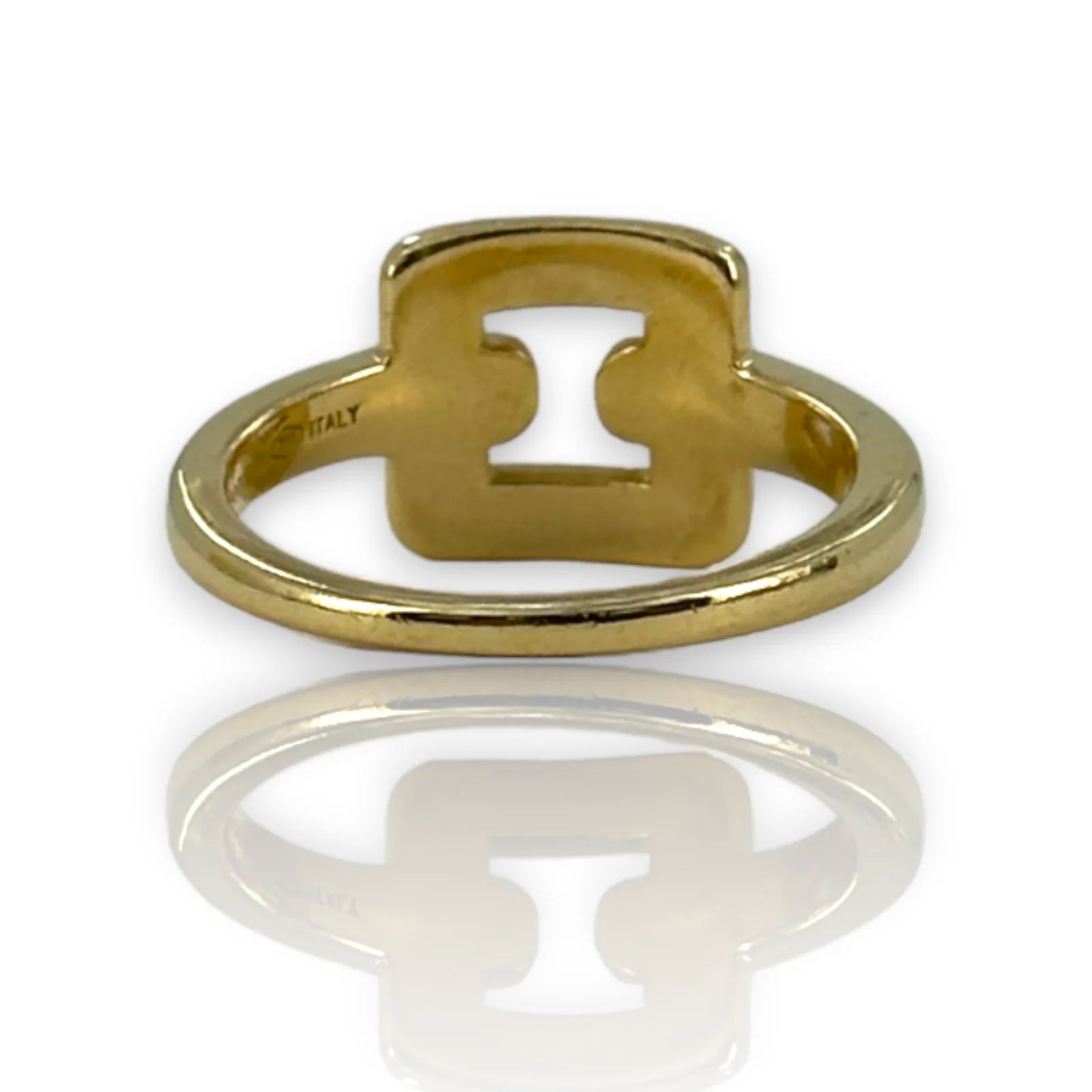 Tiffany & Co 2001 18KT 750 Biscayne Buckle Statement Ring Size 7.5 - Image 5