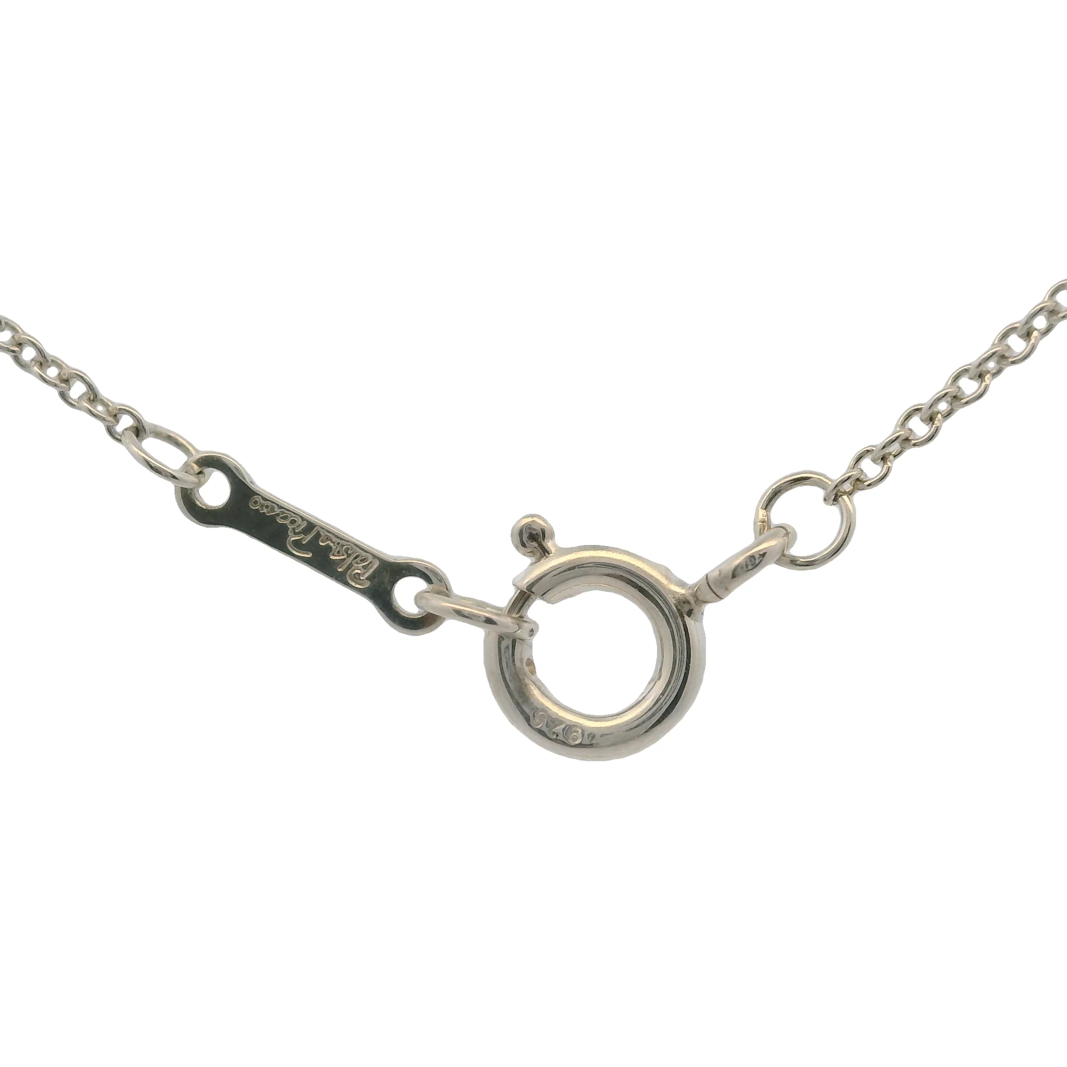 Tiffany & Co Paloma Picasso Collection Loving Heart 16" Necklace In 925 Sterling Silver - Image 8