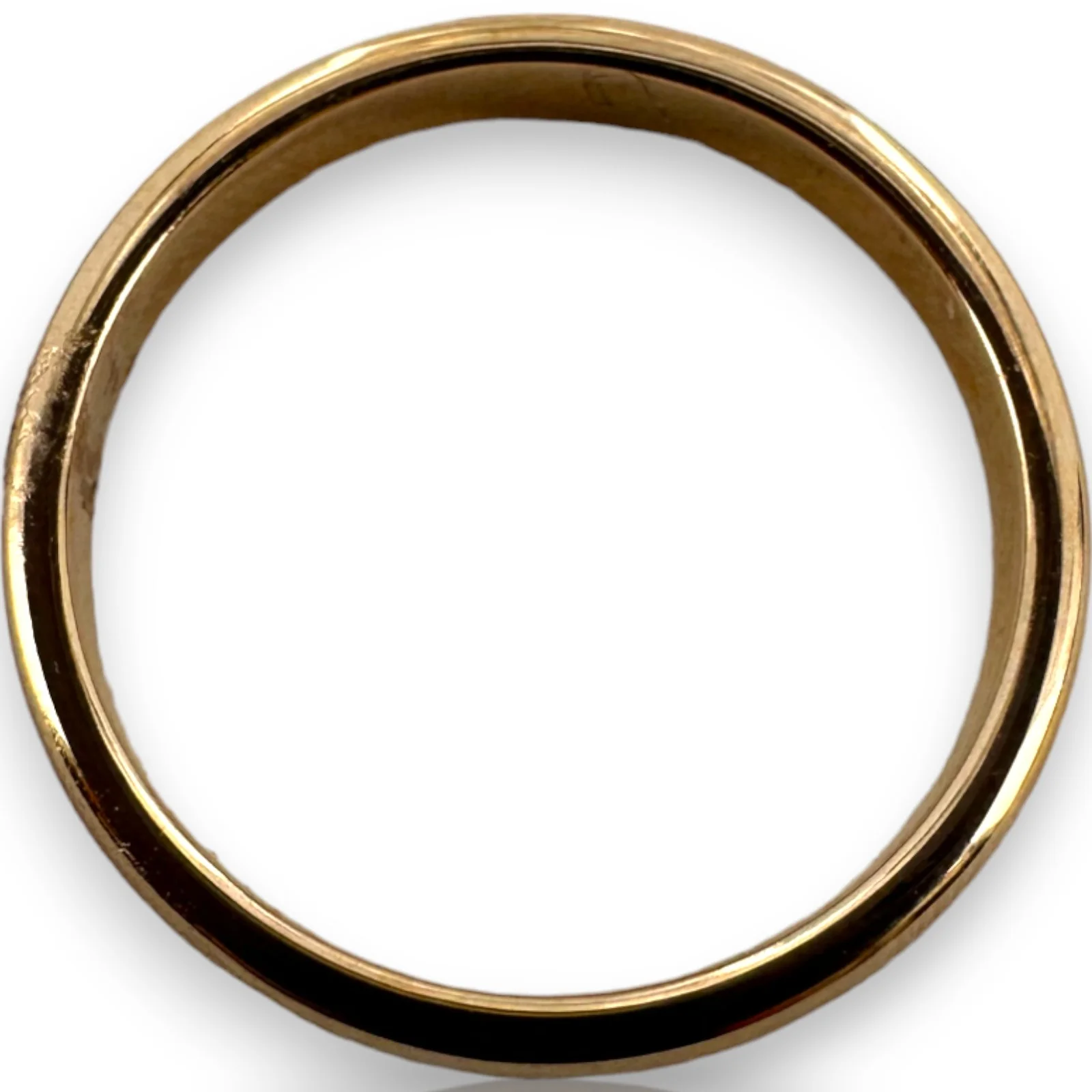 Tiffany & Co Tiffany Notes Collection 18kt Rose Gold 2.7mm Wedding Band with Cursive Script Size 5.5 Ring - Image 4