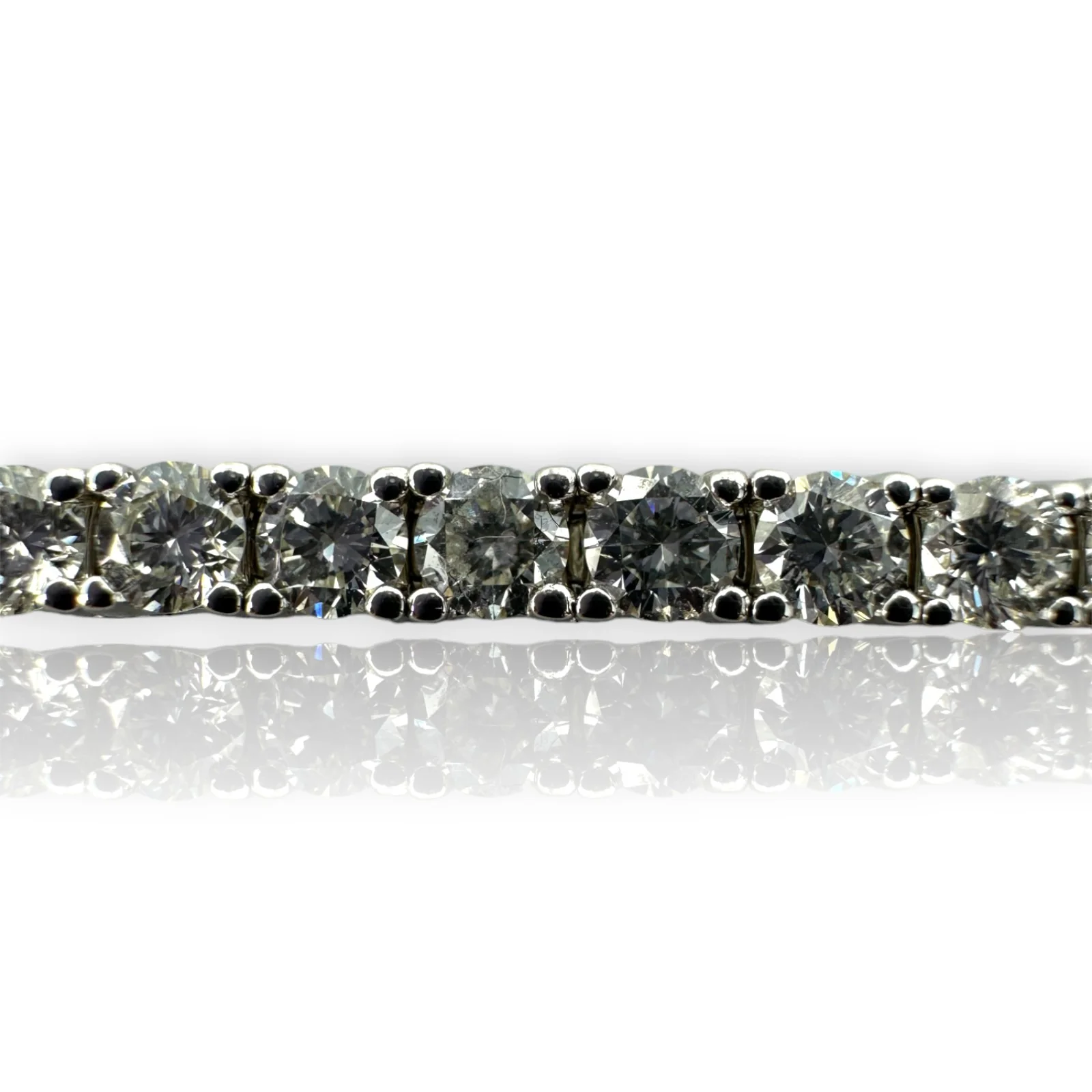 Unique Designs IGI Certified 4.95ctw 2.8mm Wide Diamond Tennis Bracelet with H-I Color VS1-VS2 Clarity Diamonds 7" Long - Image 5