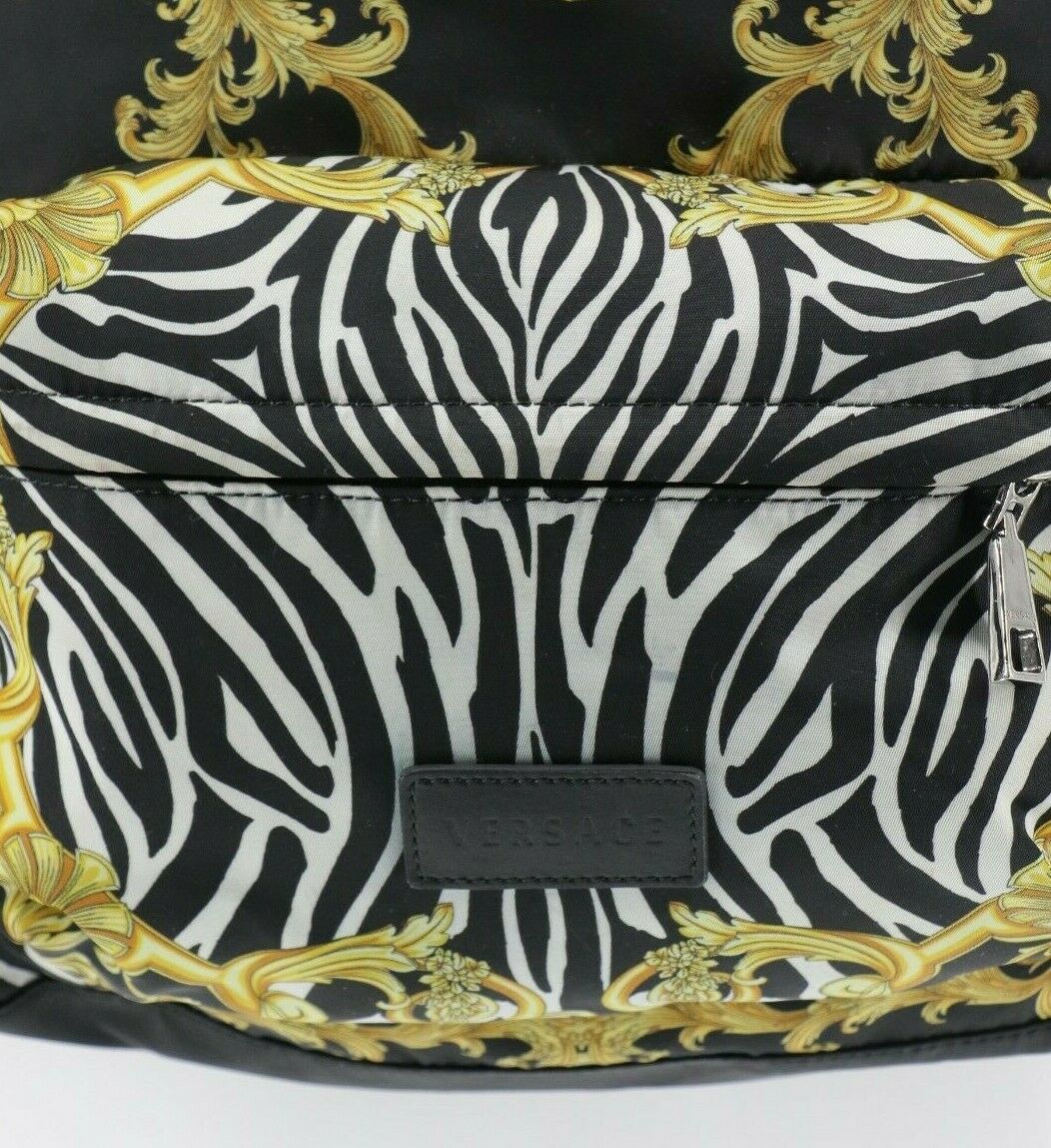 Versace Baroque Zebra Print Backpack DFZ5350 - Image 5