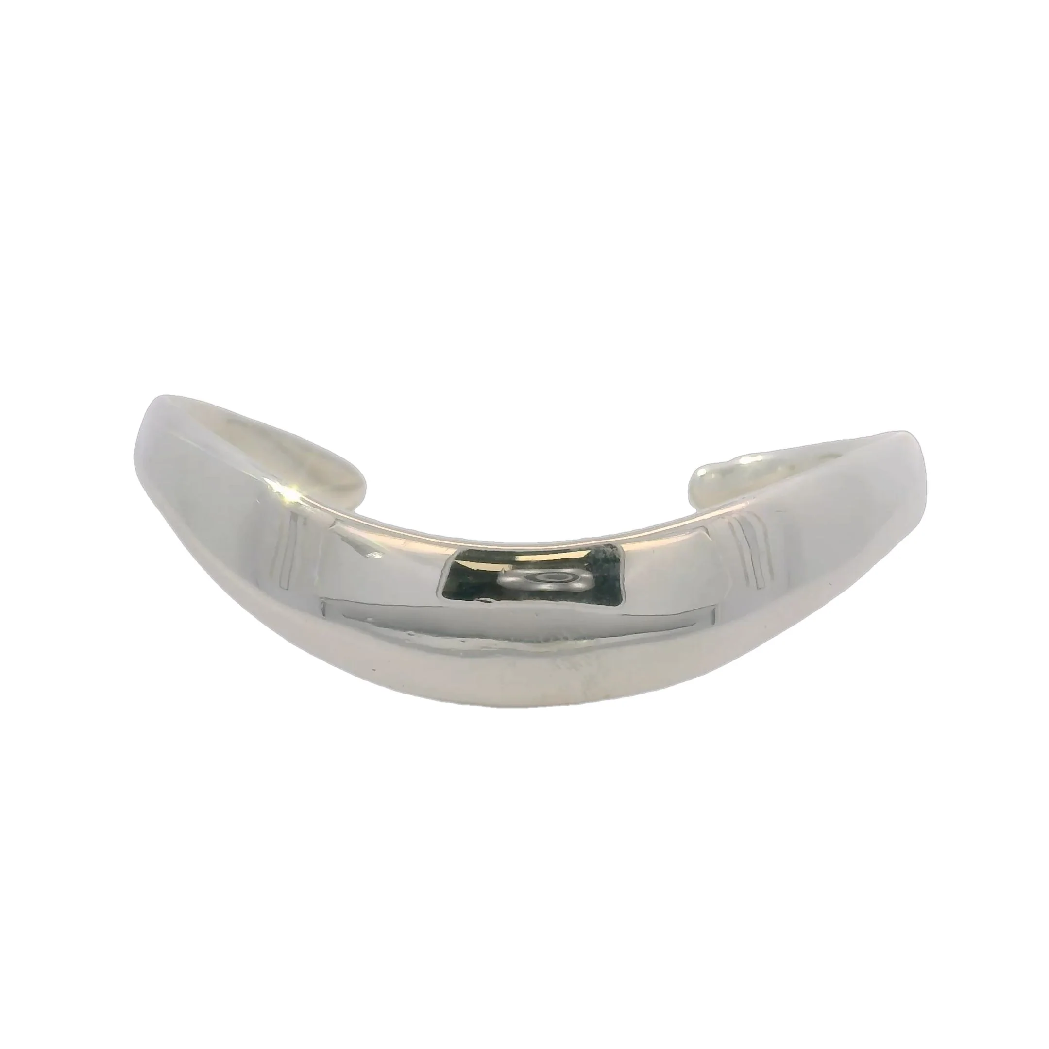 Vintage Los Ballesteros 925 Sterling Silver Simple Modernist Cuff Bracelet Made in Mexico