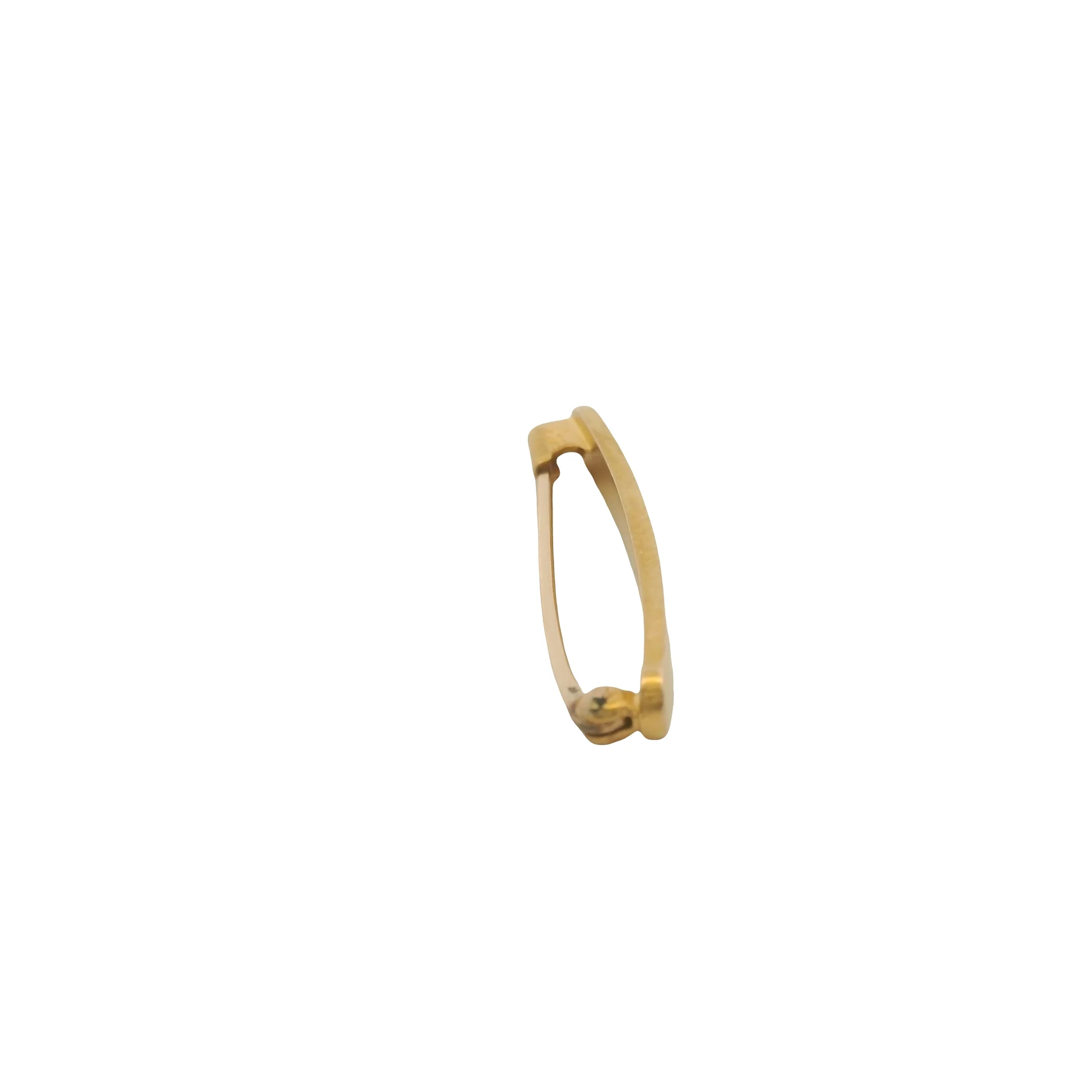 Vintage Solid 14kt Yellow Gold 1" Tie Bar Pin - Image 5