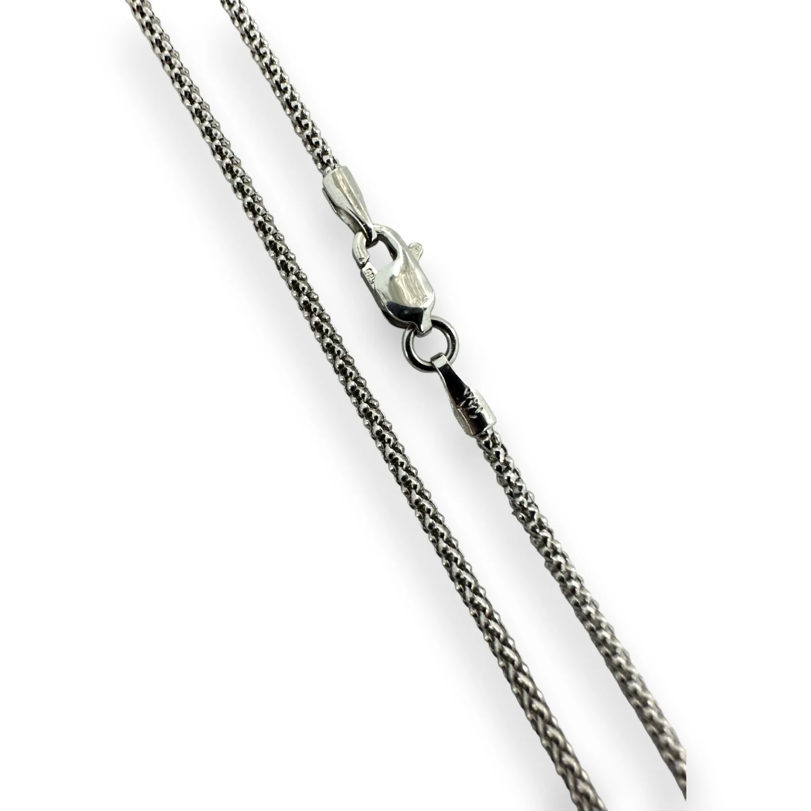 Zen Diamonds Flower Diamond & Gemstone 14kt White Gold 17" Necklace Pendant - Image 5